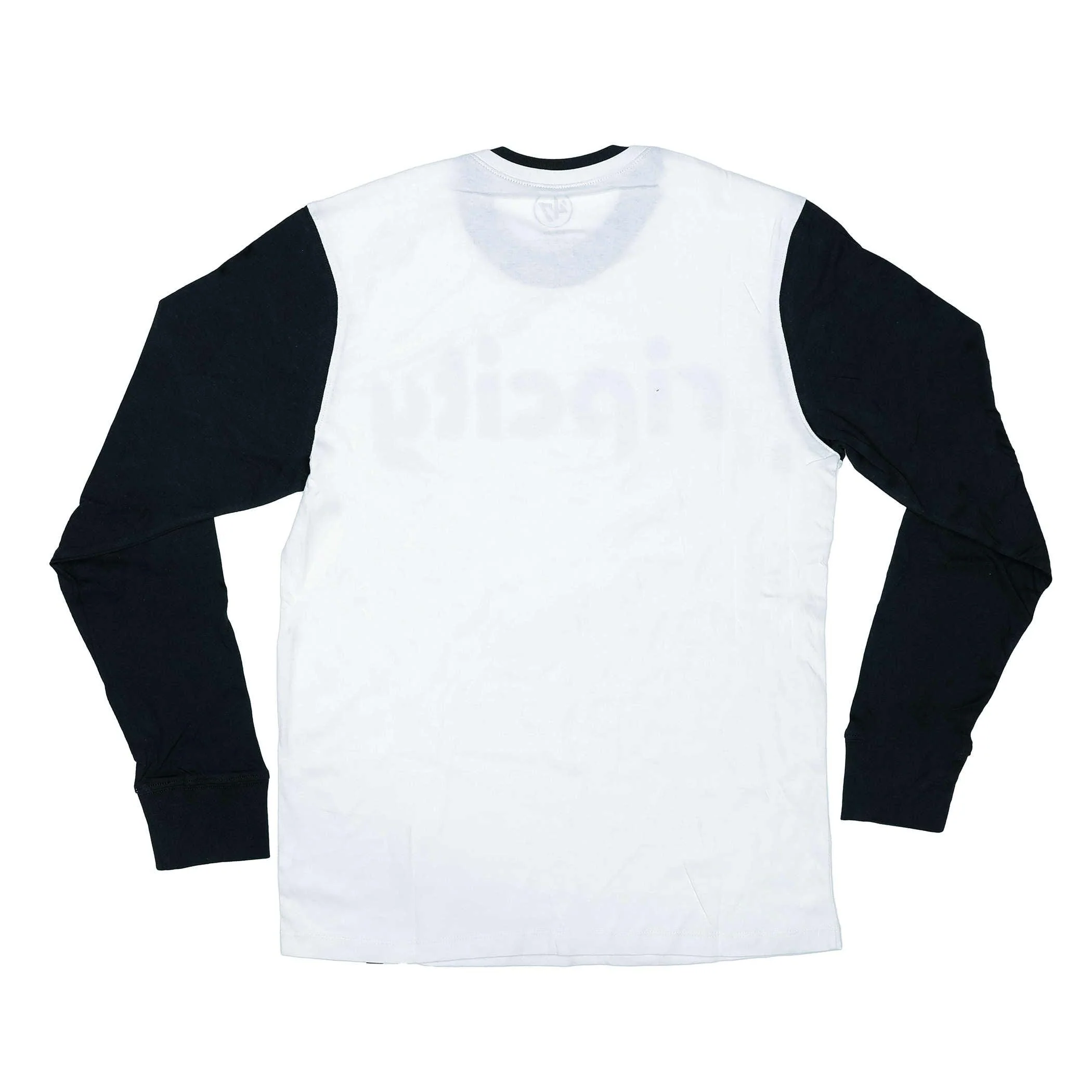 '47 Brand Premier Rumford ripcity Long Sleeve White With Black Sleeves Tee - Image 3