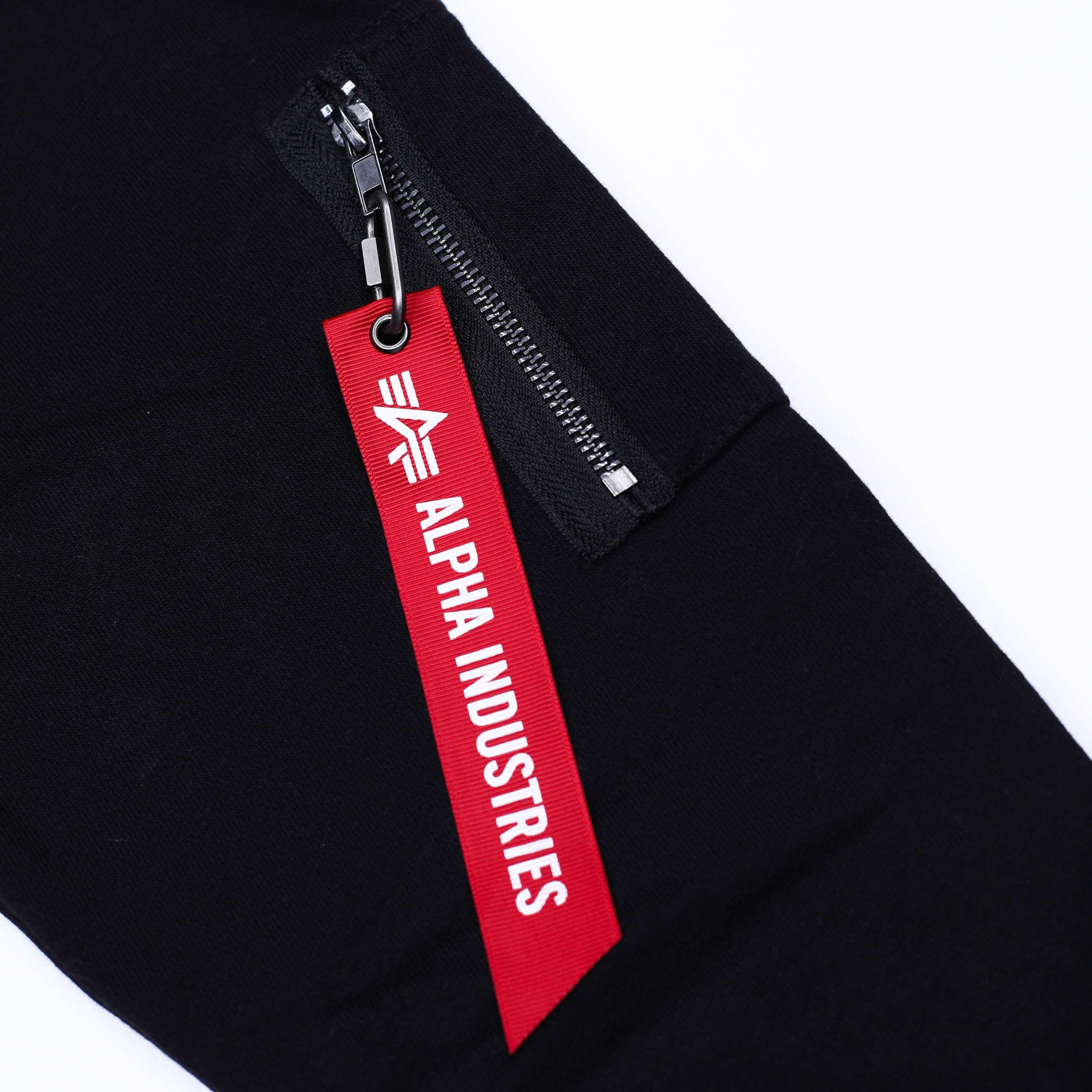 Alpha Industries X New Era Heavy Duty Black Pinwheel Hoodie - Image 3