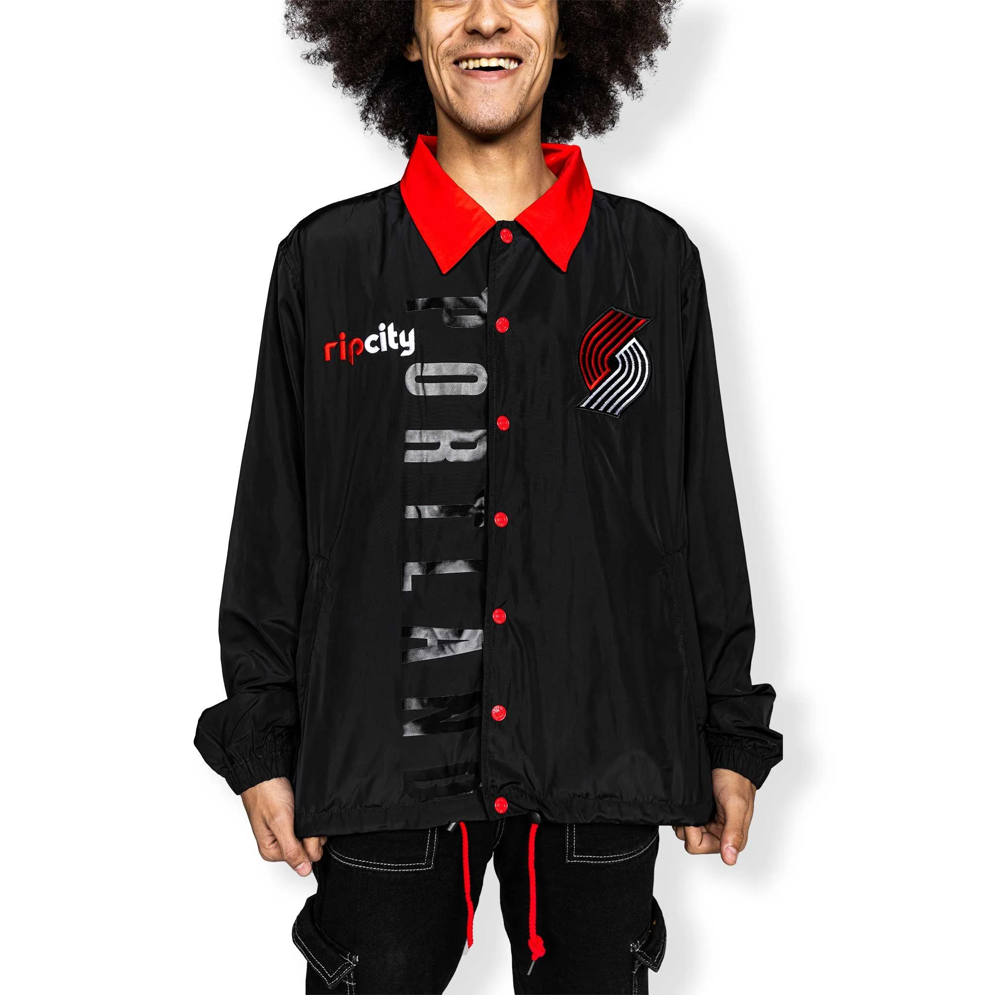 Wild Collective Black Pinwheel Coaches Jacket - Image 12