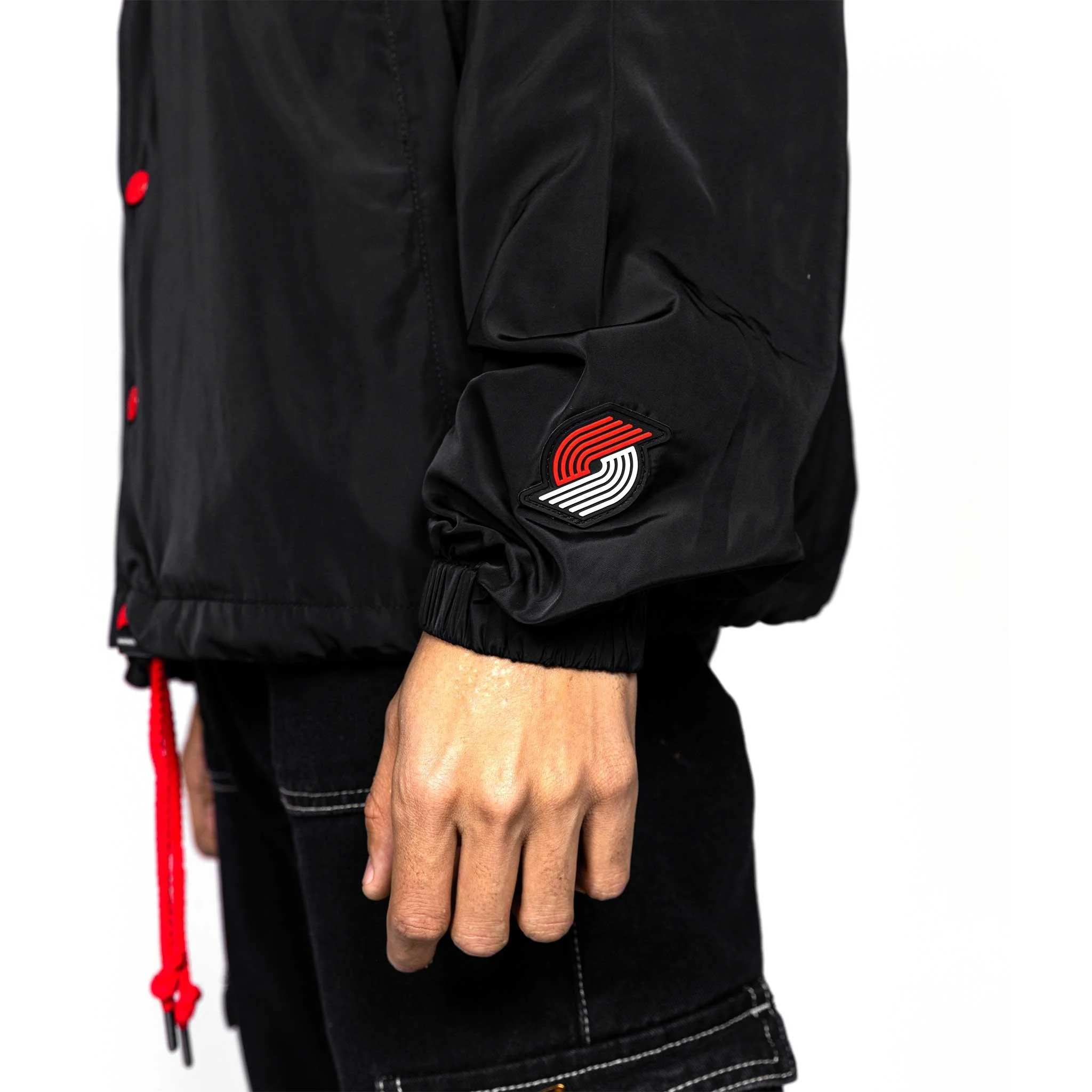 Wild Collective Black Pinwheel Coaches Jacket - Image 16
