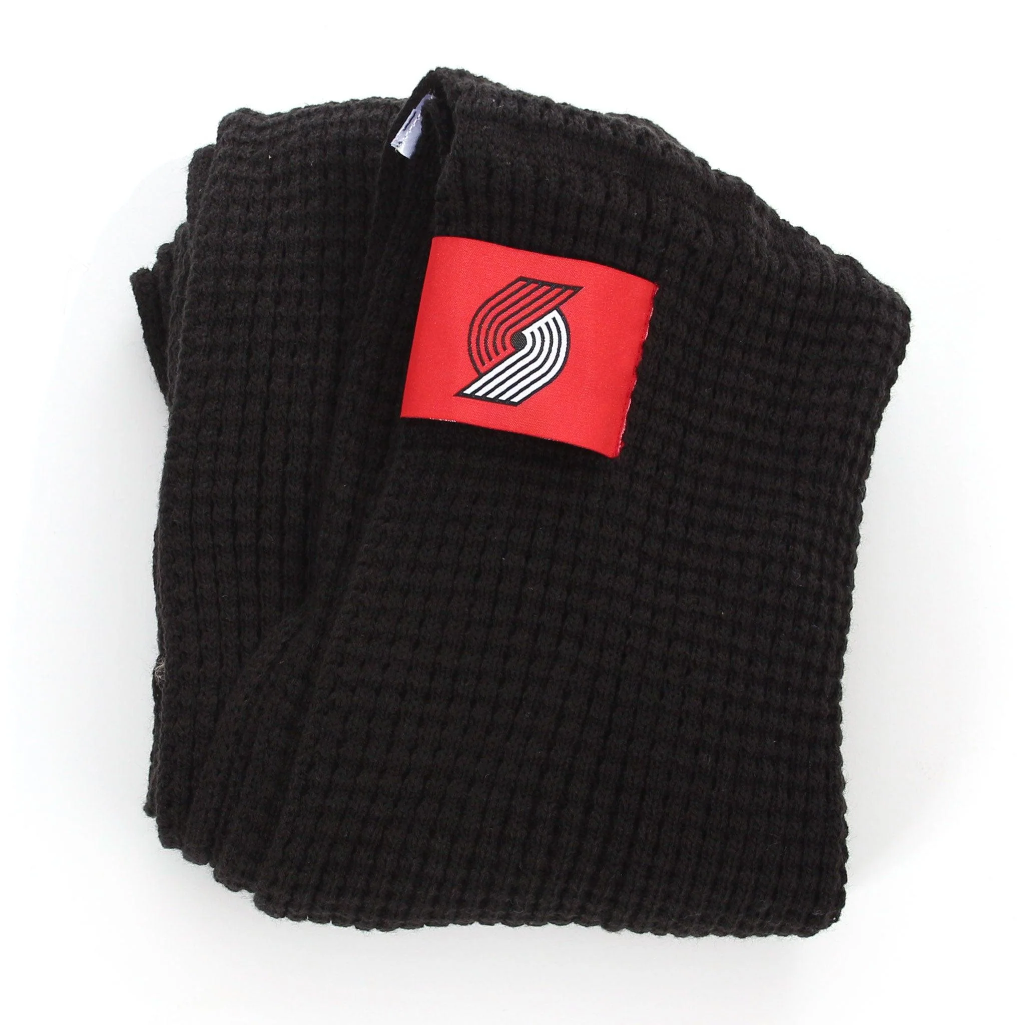 Black Waffle Infinity Scarf - Image 2