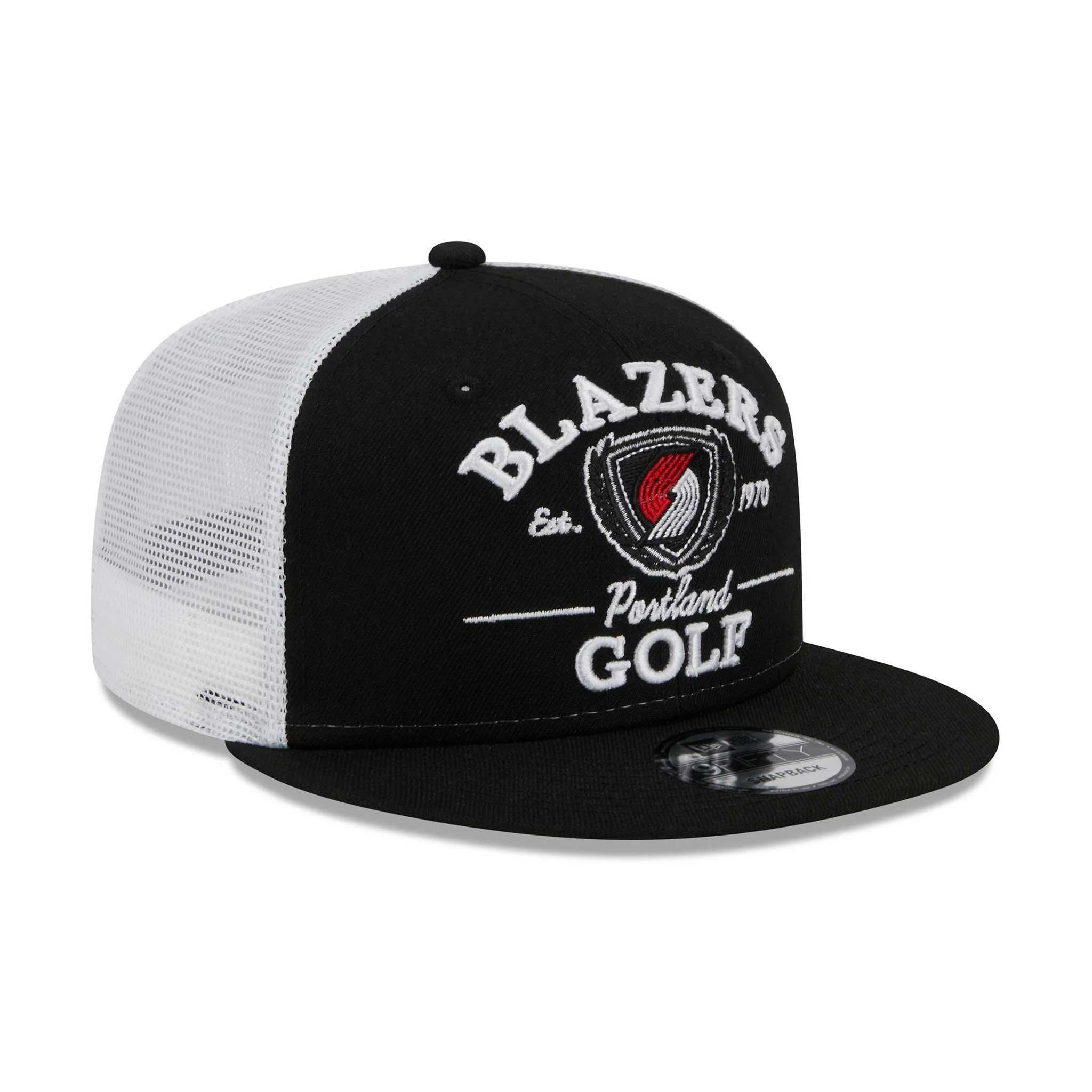 New Era Golf Club Meshback Black Snapback Hat - Image 2
