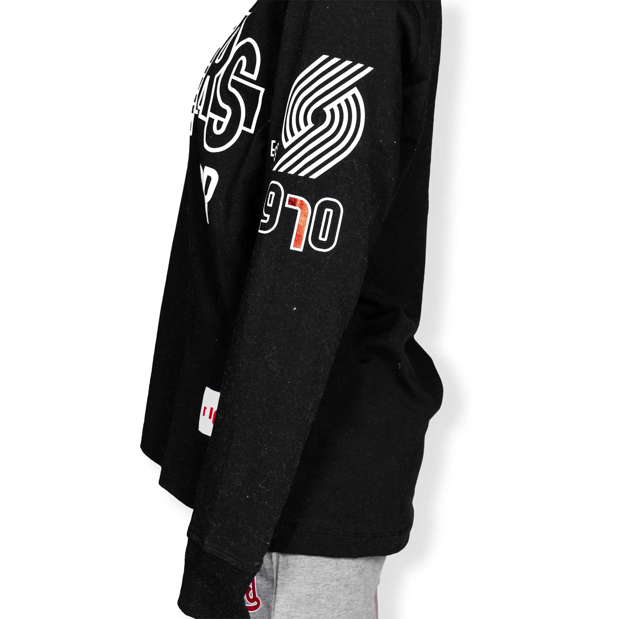 Wild Collective Long Sleeved Puff Foil Black T-Shirt - Image 8