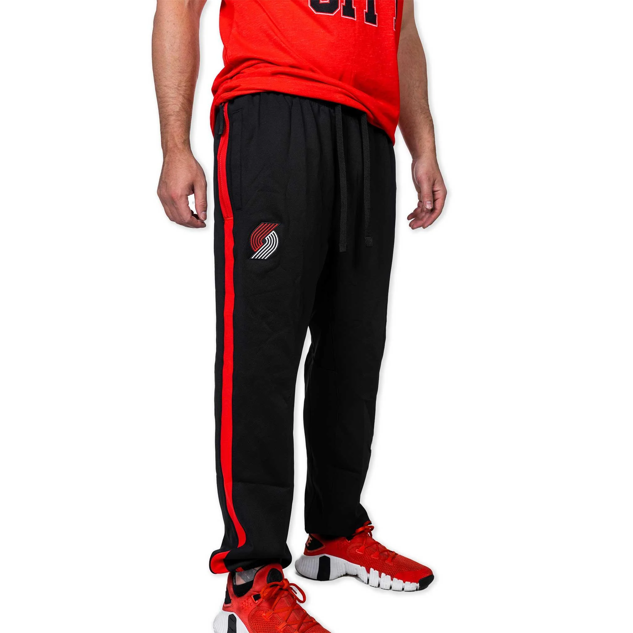 Nike Showtime Black With Red Stripe Pants - Image 7