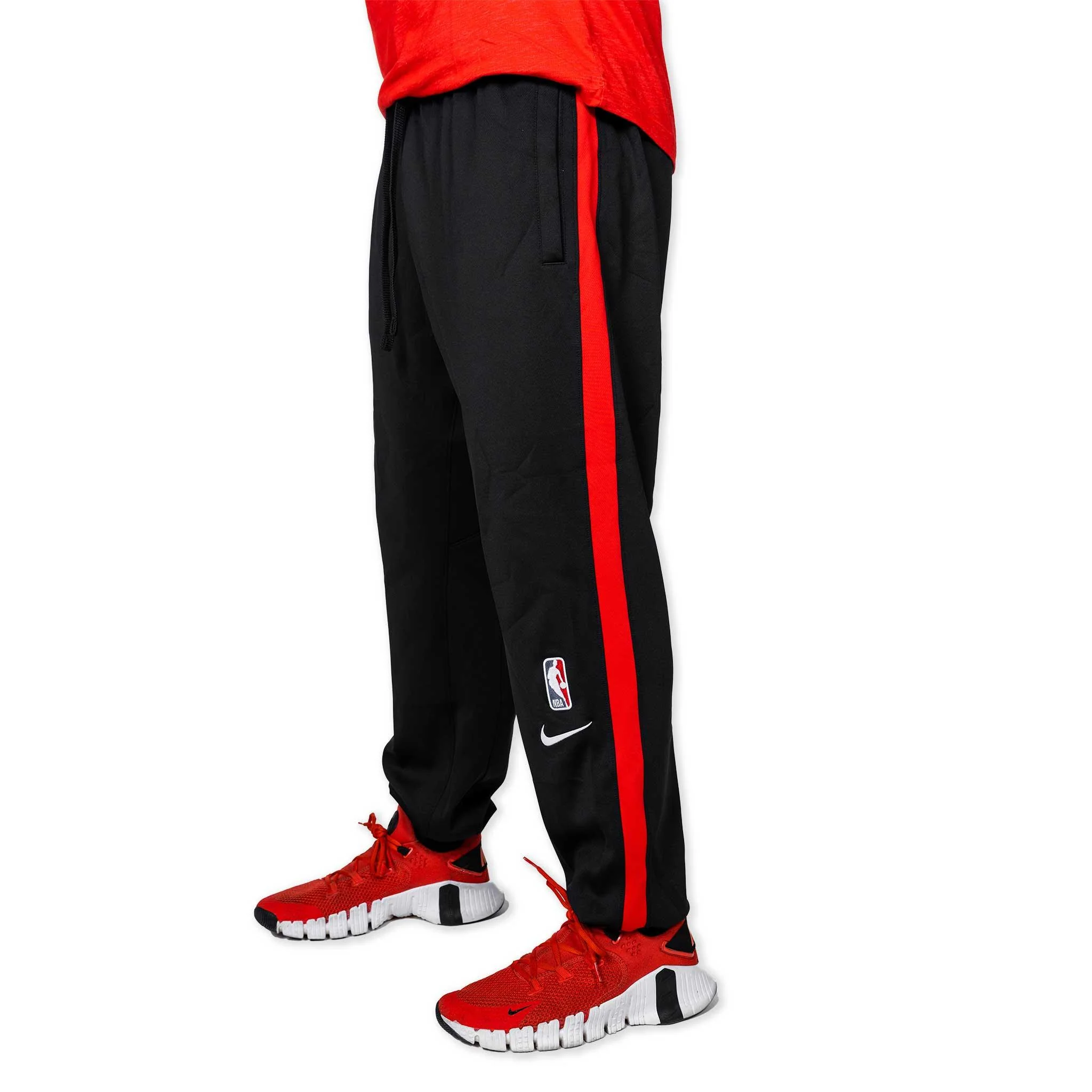 Nike Showtime Black With Red Stripe Pants - Image 8