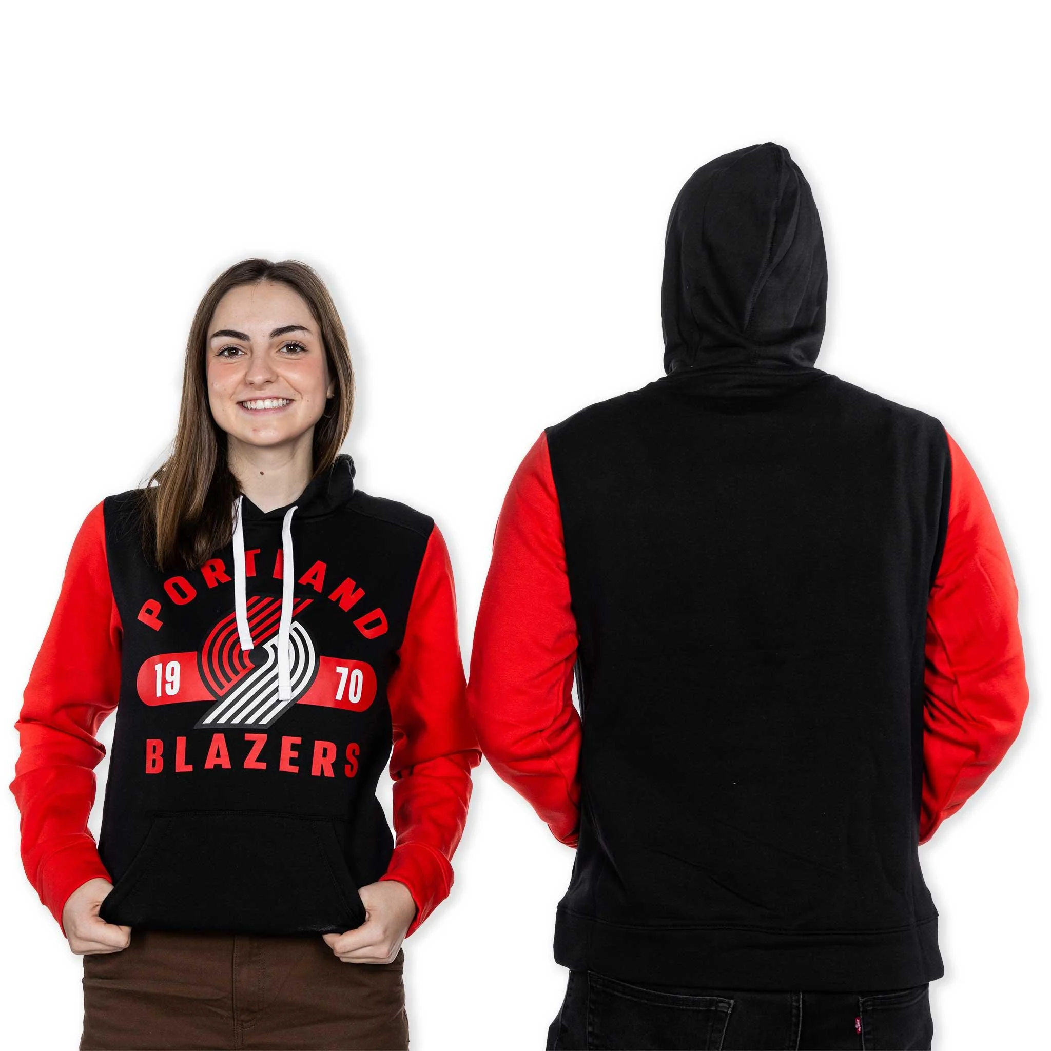 Bold Attack Black & Red Sweatshirt Fleece Hoodie - Image 5
