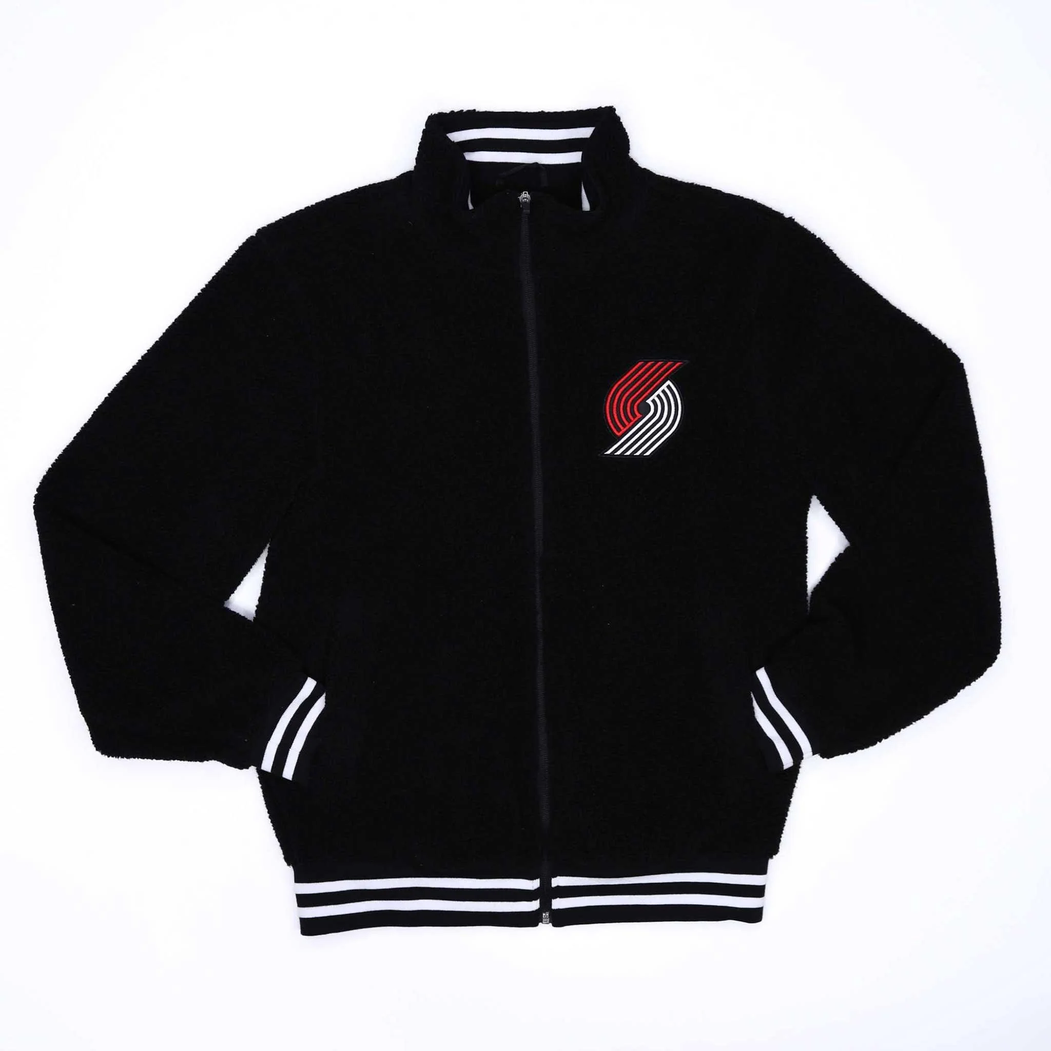 Breaking Ball Black Full Zip Sherpa Jacket