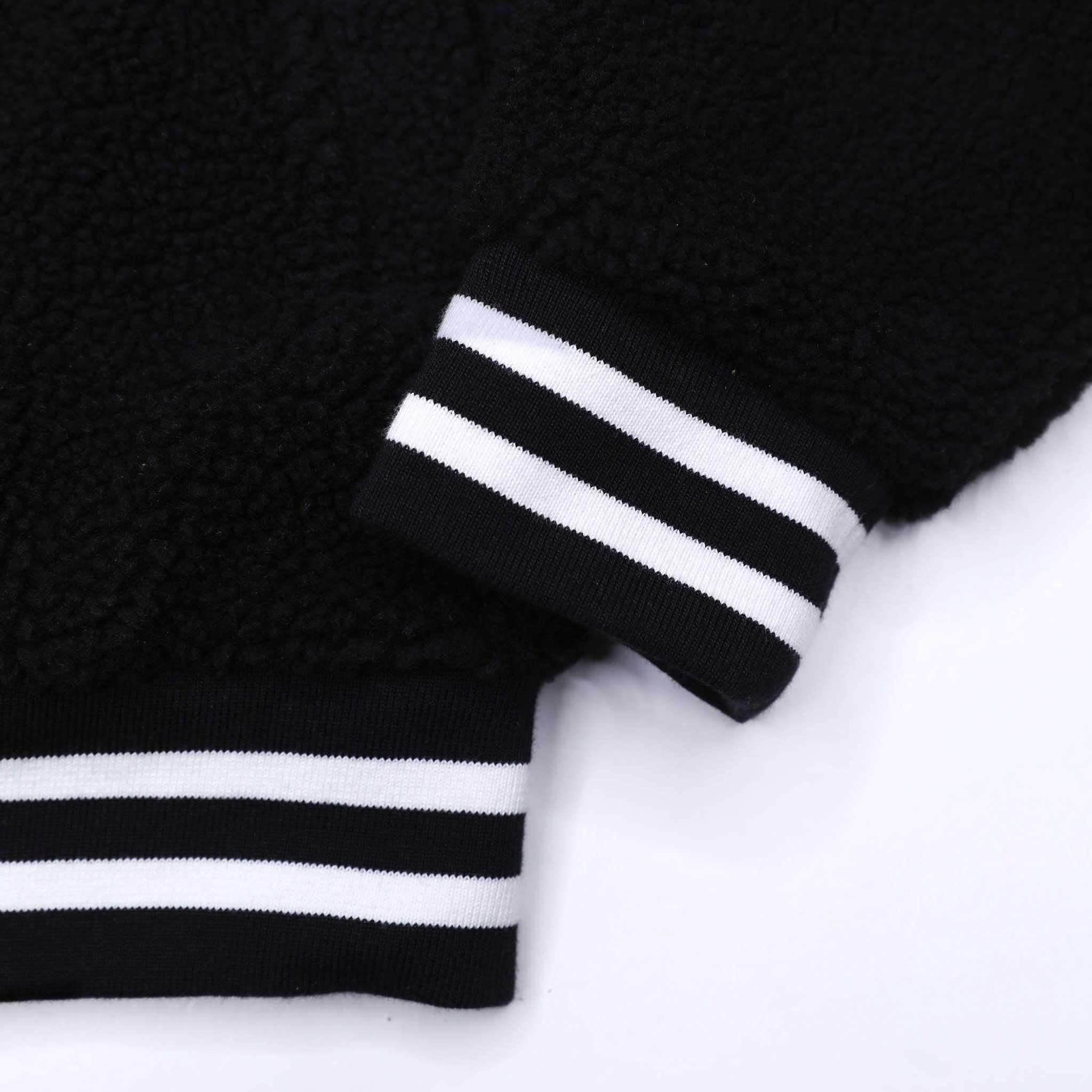 Breaking Ball Black Full Zip Sherpa Jacket - Image 3