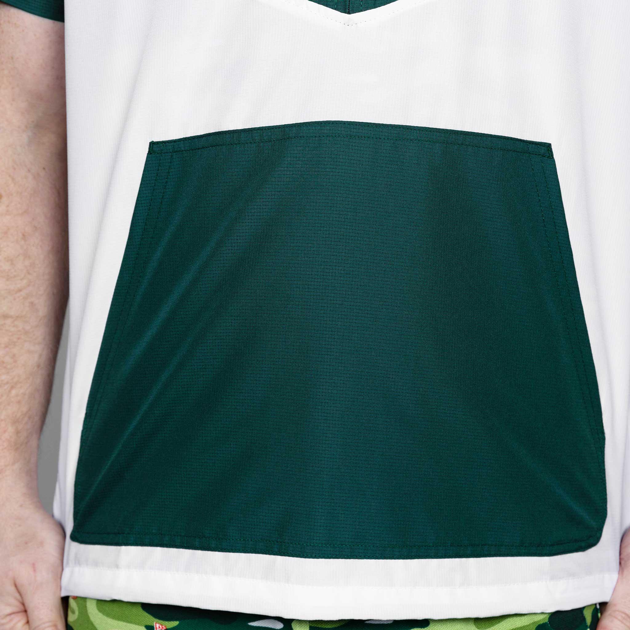 Era Golf Crest Short Sleeved Green & White Windbreaker - Image 4