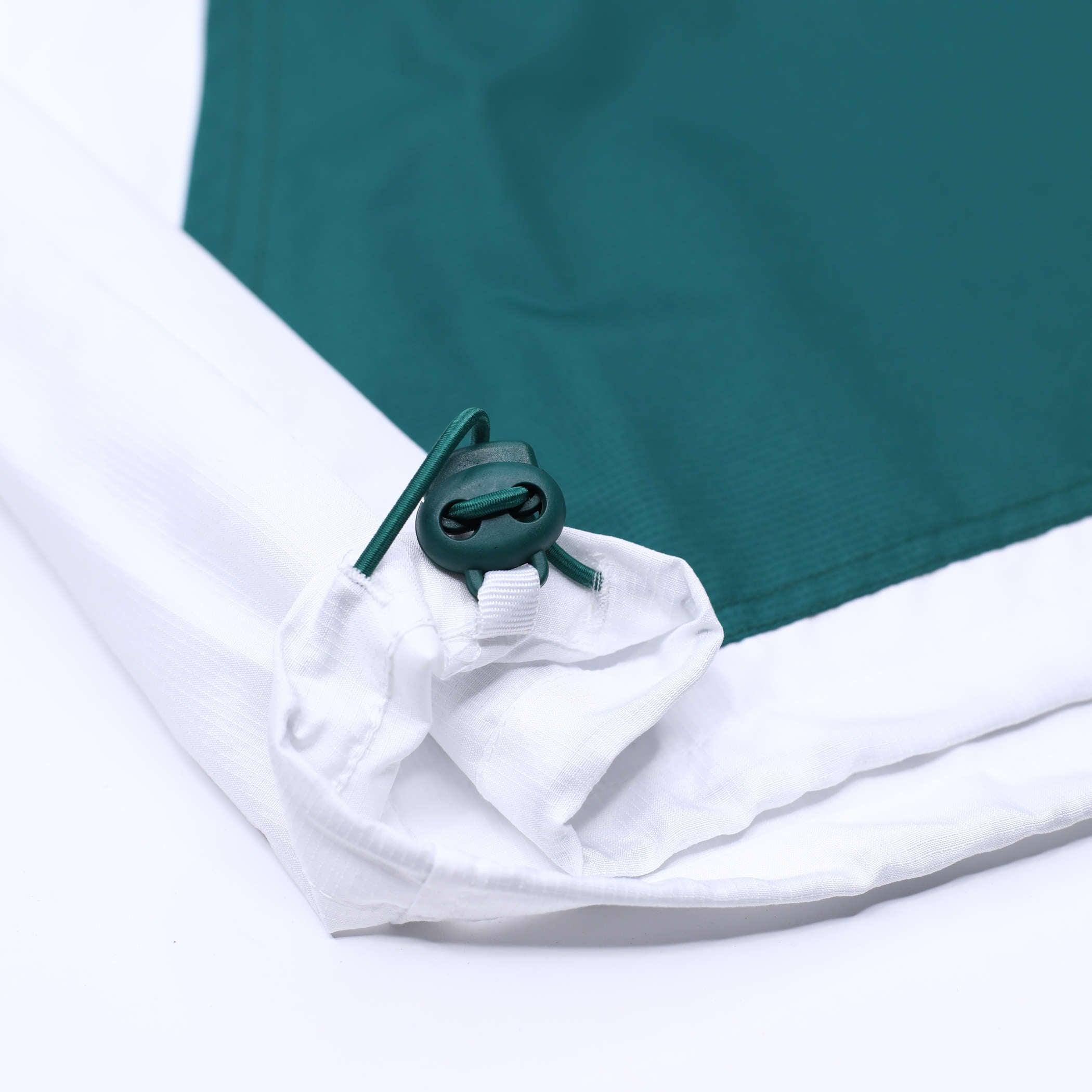 Era Golf Crest Short Sleeved Green & White Windbreaker - Image 5