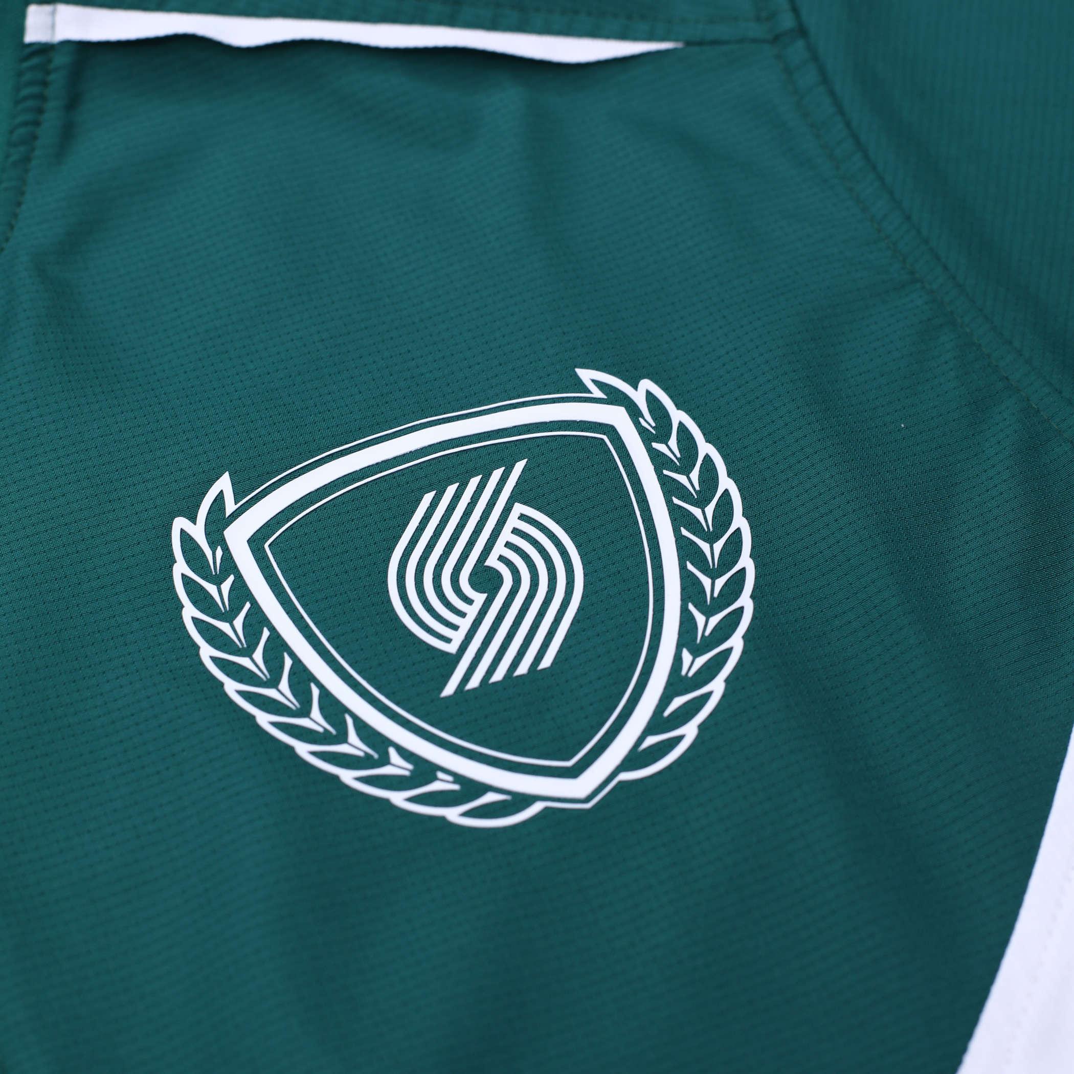 Era Golf Crest Short Sleeved Green & White Windbreaker - Image 6
