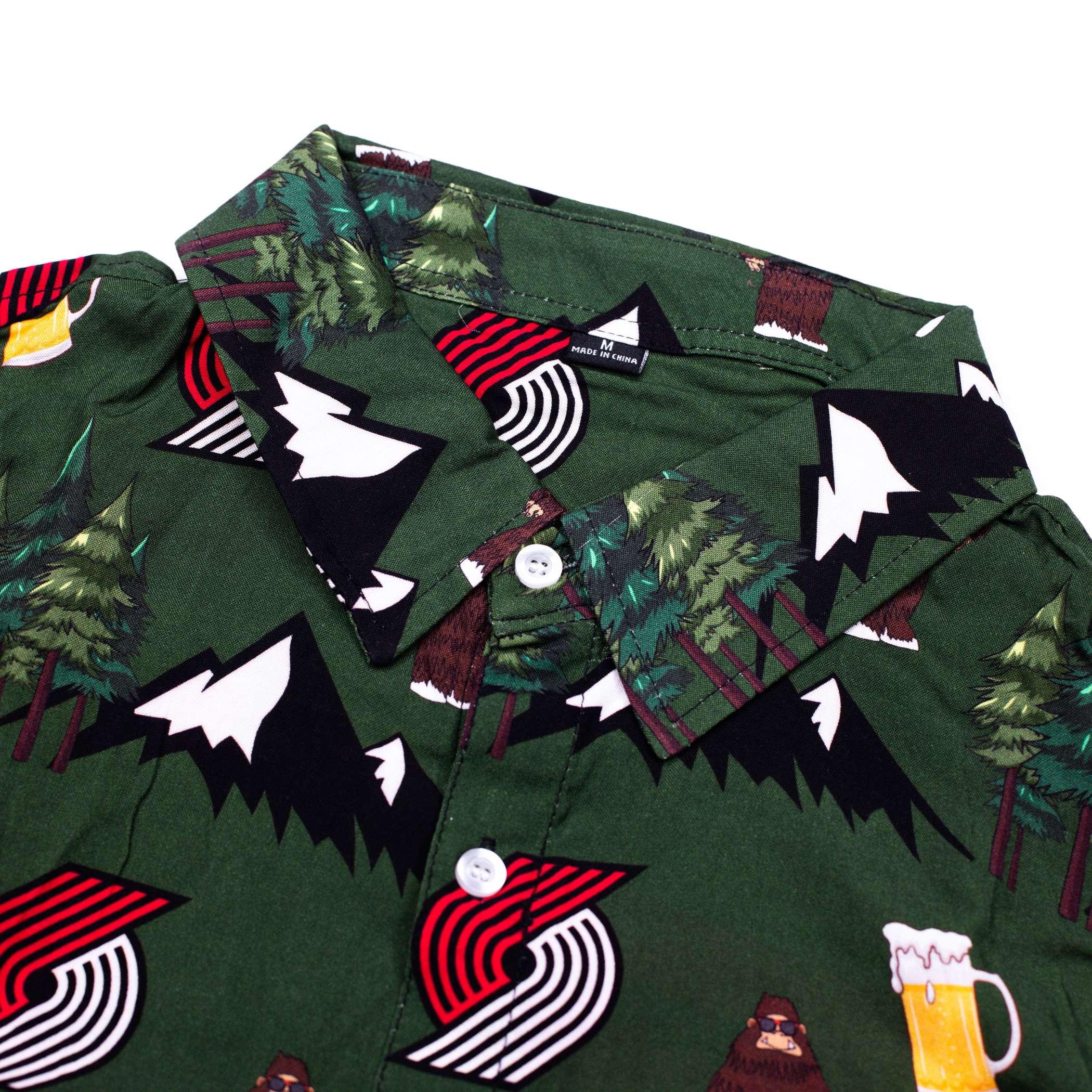 Douglas Fur Green Button Up Shirt - Image 5