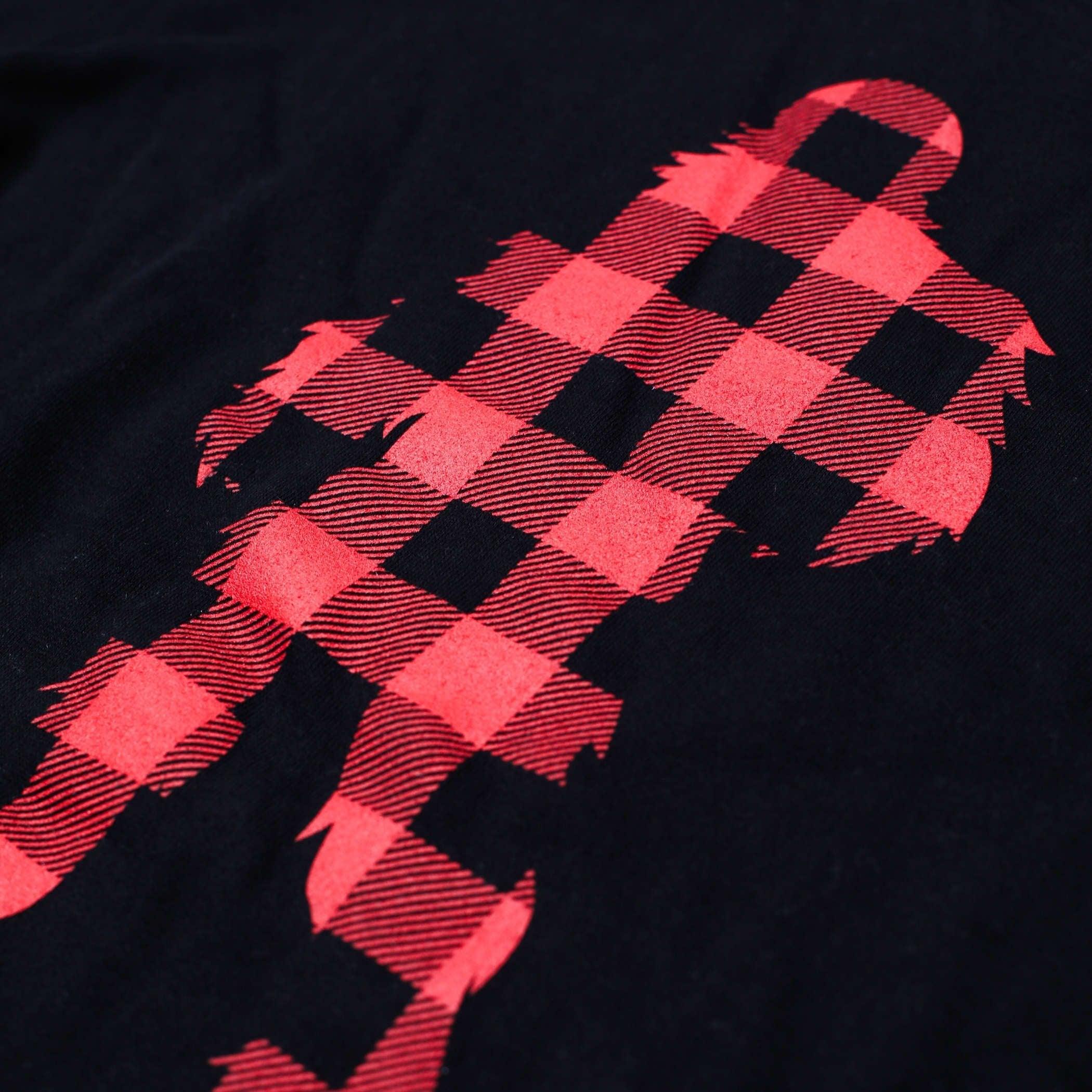 Trail Blazers 47 Brand Douglas Fur Red and Black Plaid Crew - Image 3