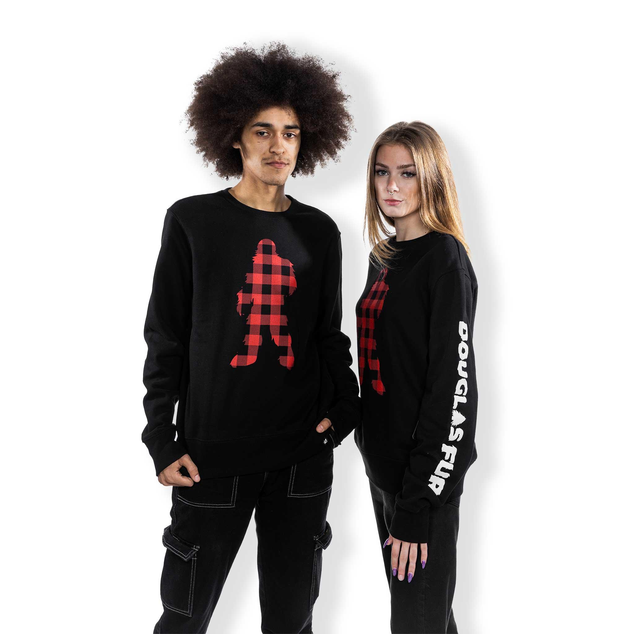Trail Blazers 47 Brand Douglas Fur Red and Black Plaid Crew - Image 5