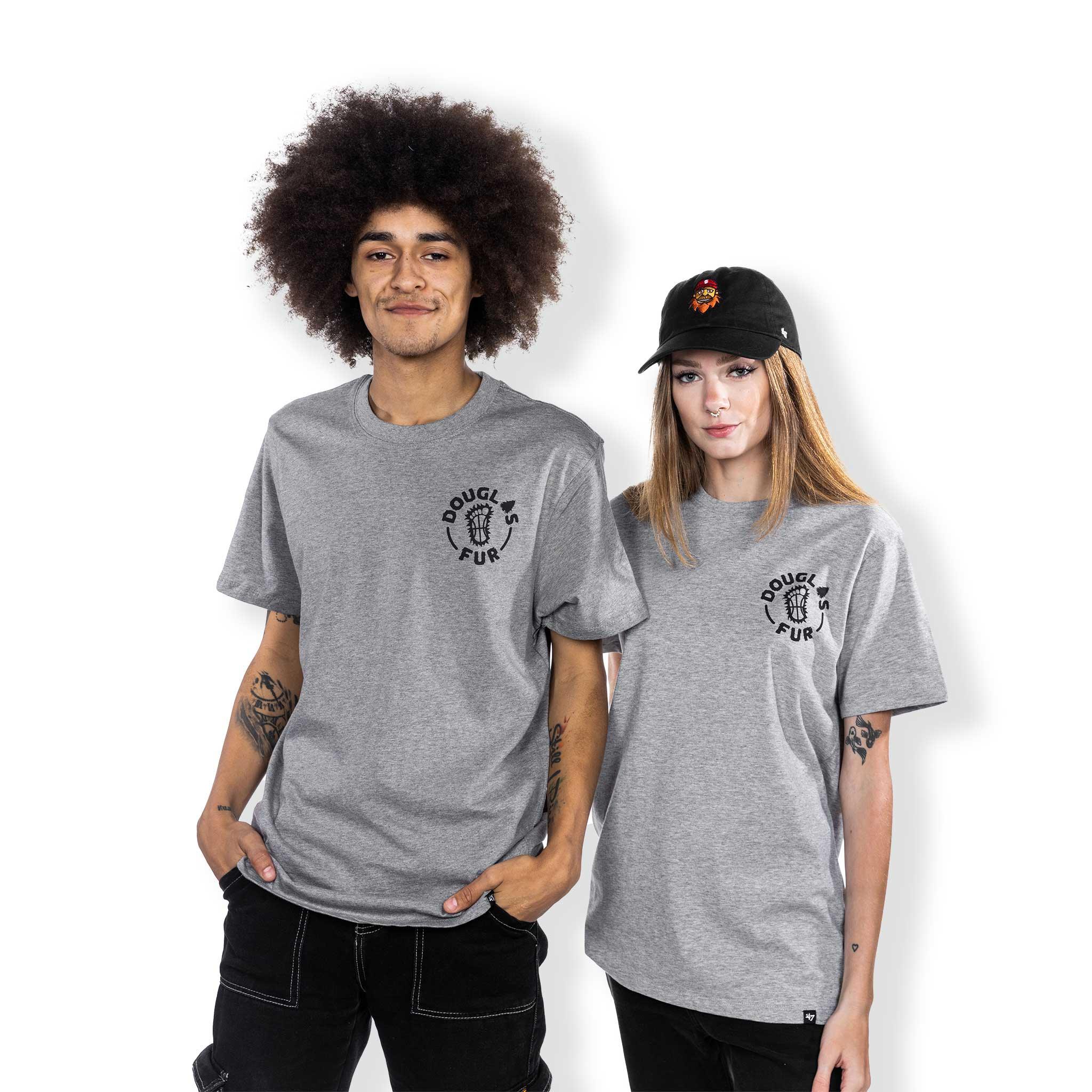 Trail Blazers 47 Brand Douglas Fur Super Rival Gray Tee - Image 3
