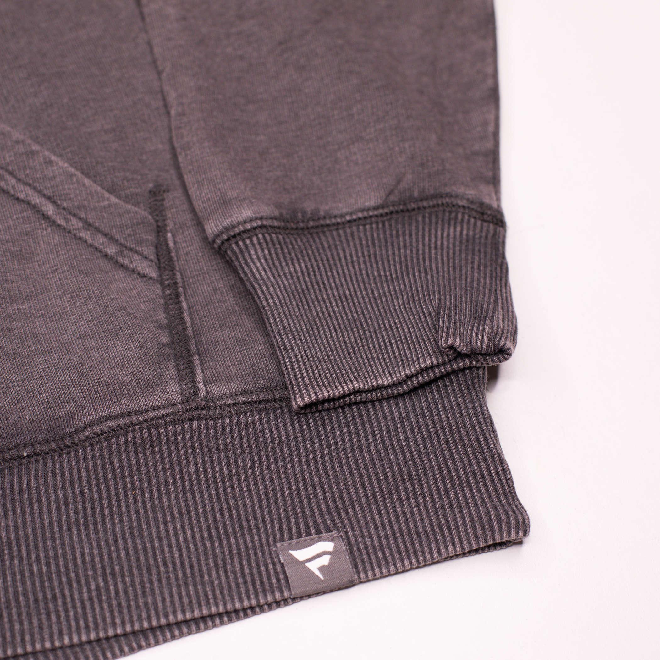 Foul Tro Vintage Soft Gray Hoodie - Image 6
