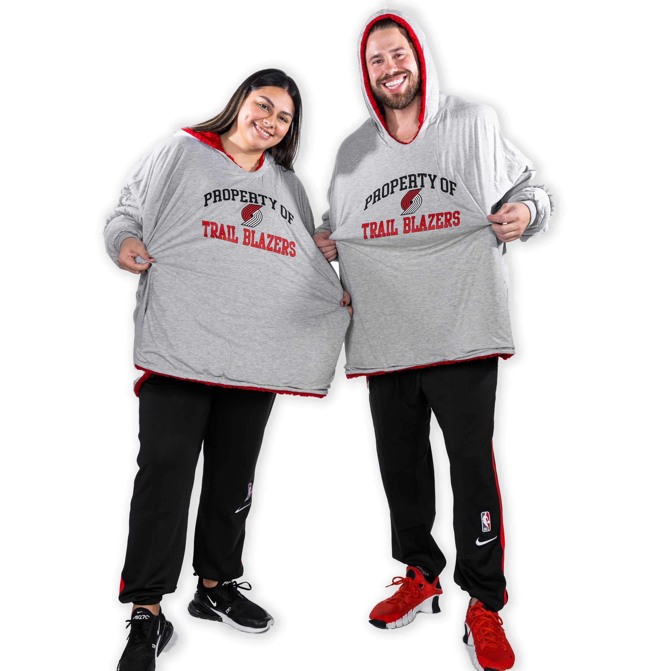 Fuzzy Fleece Reversible Oversized Hoodeez - Image 2