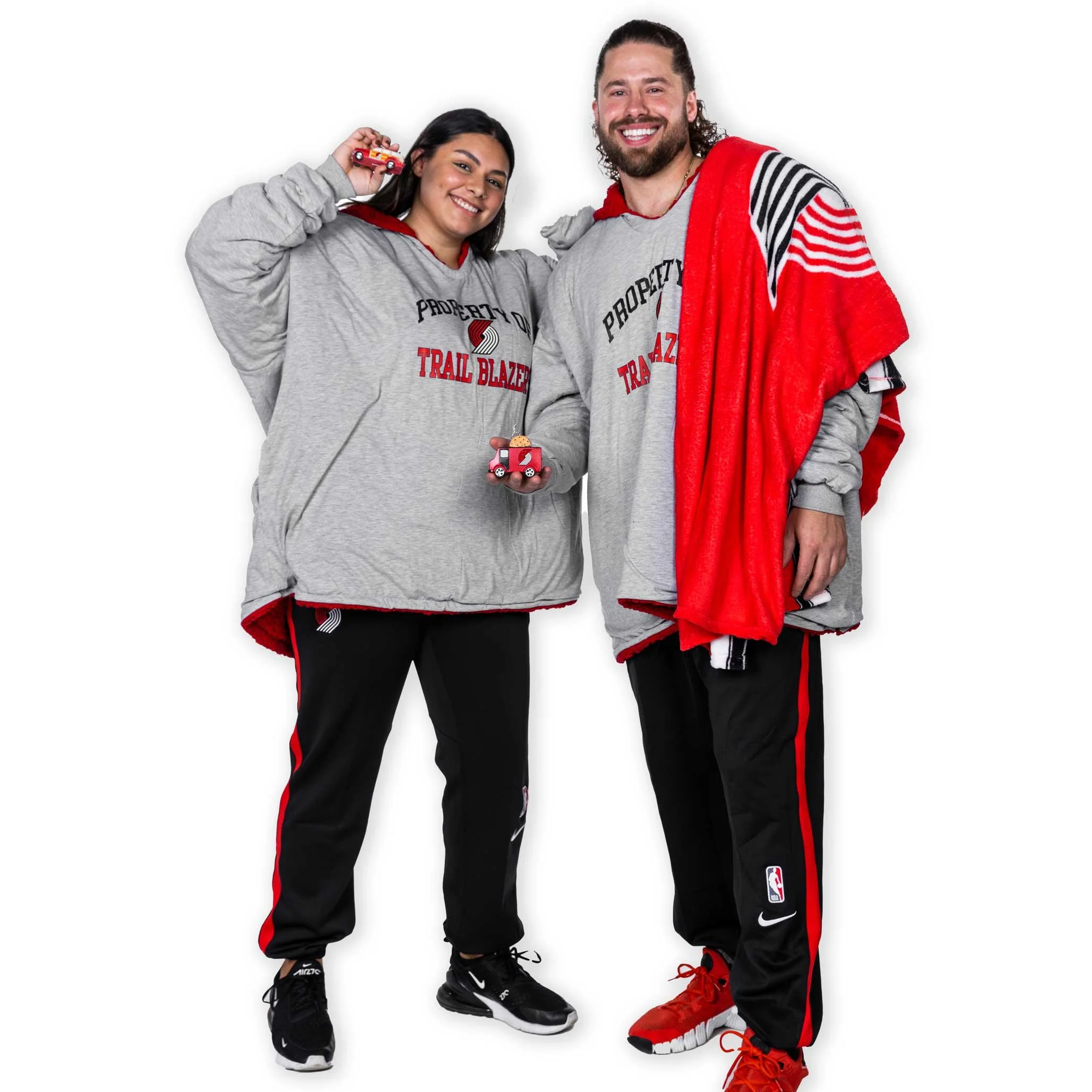 Fuzzy Fleece Reversible Oversized Hoodeez - Image 7