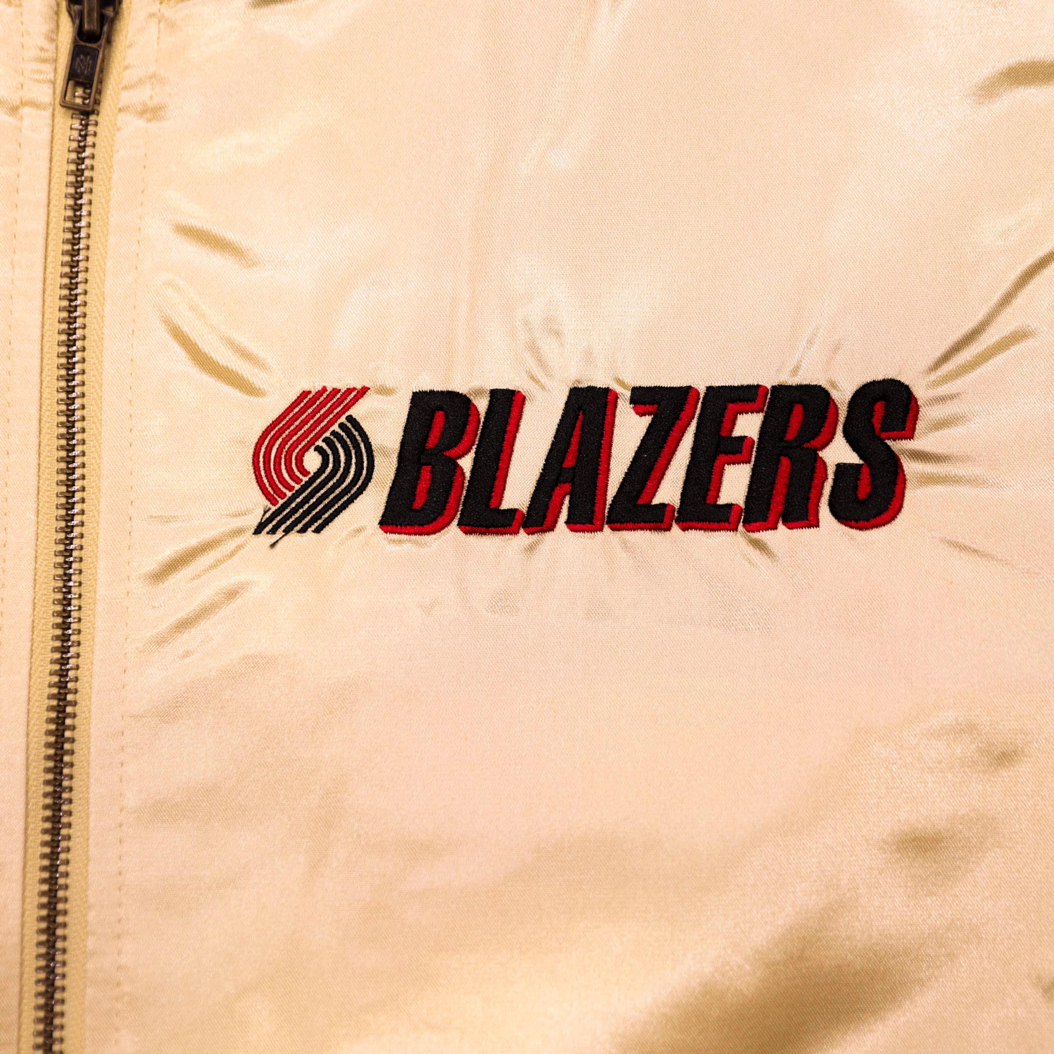 Mitchell & Ness Gold Vintage Satin Jacket - Image 3