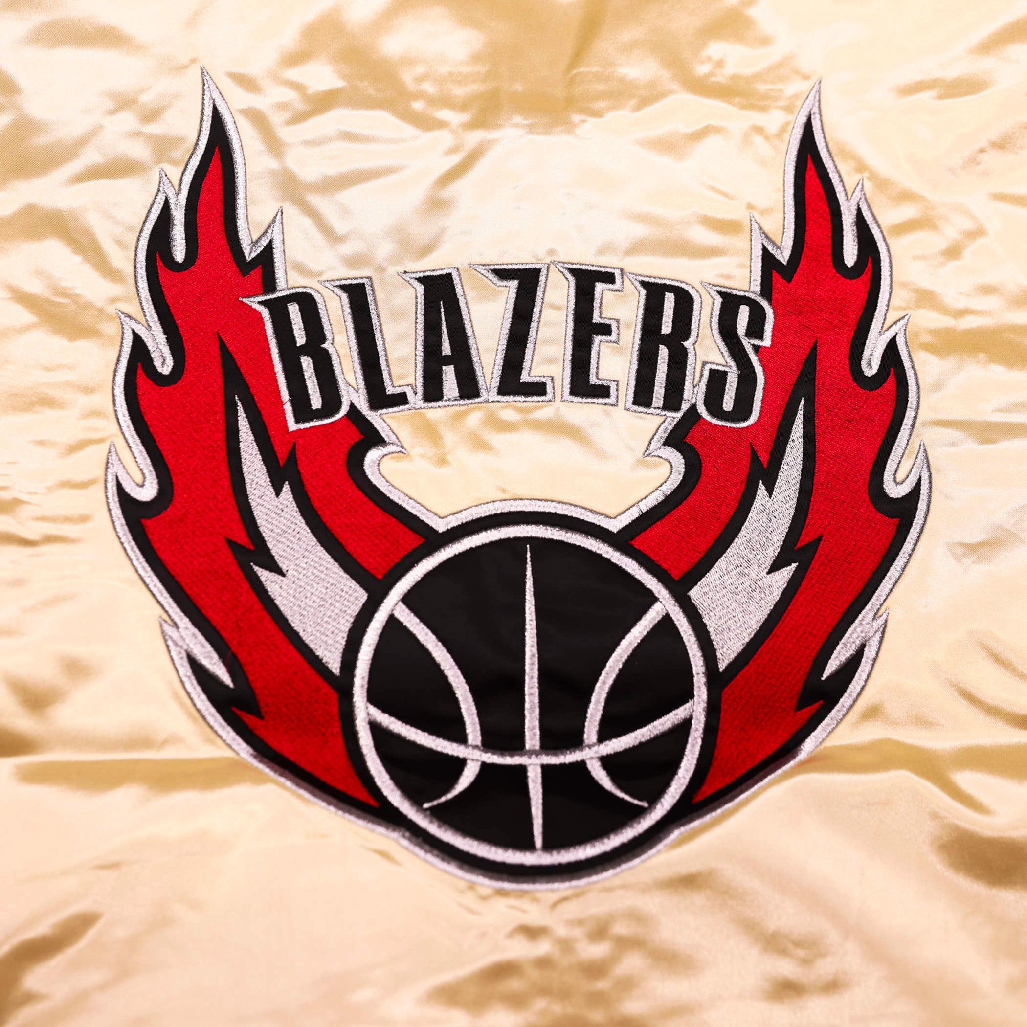 Mitchell & Ness Gold Vintage Satin Jacket - Image 7