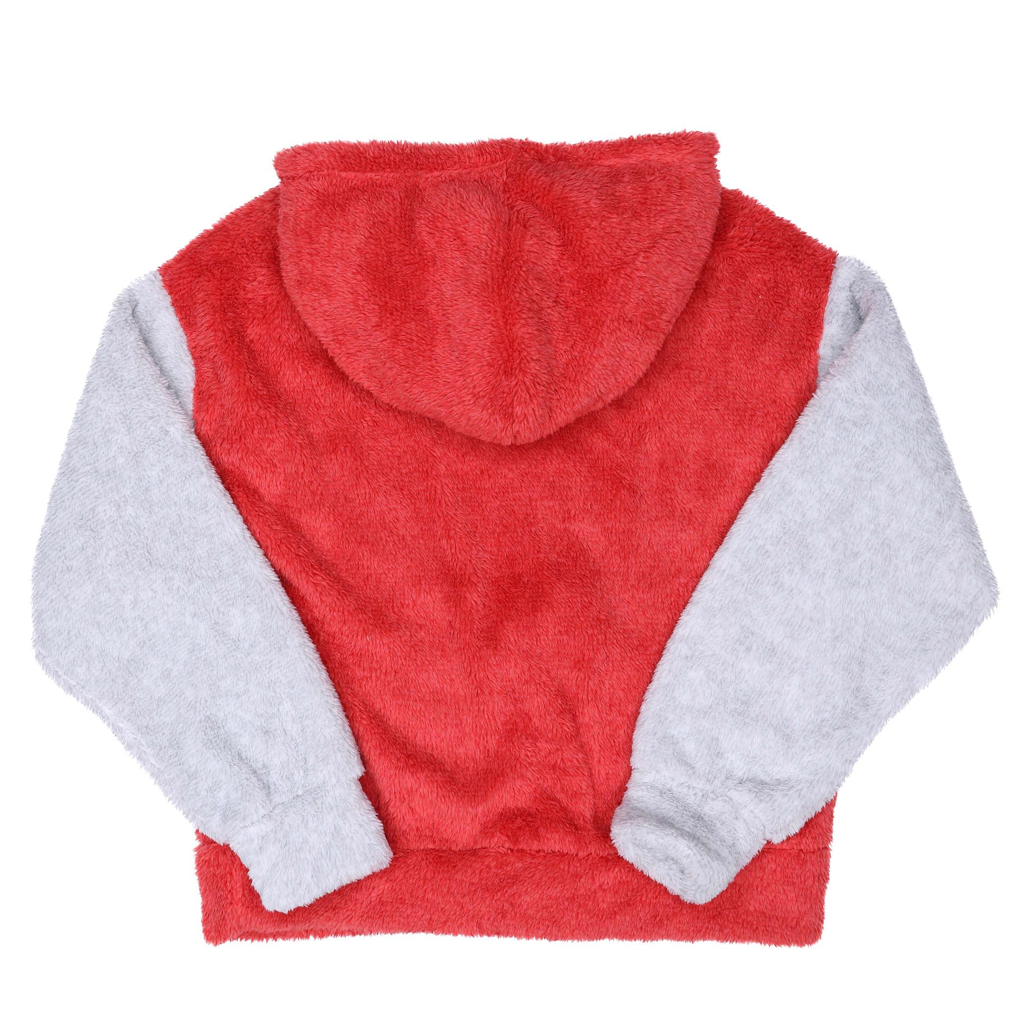 Juniors Girl Fleece Game Time Teddy Hoodie - Image 2