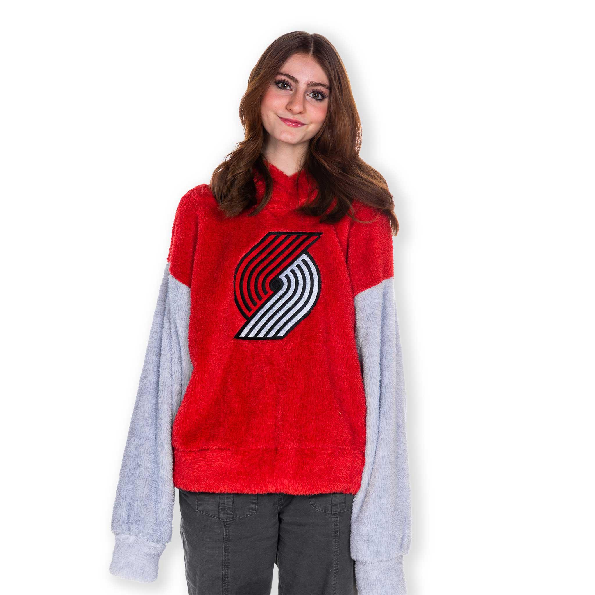 Juniors Girl Fleece Game Time Teddy Hoodie - Image 3