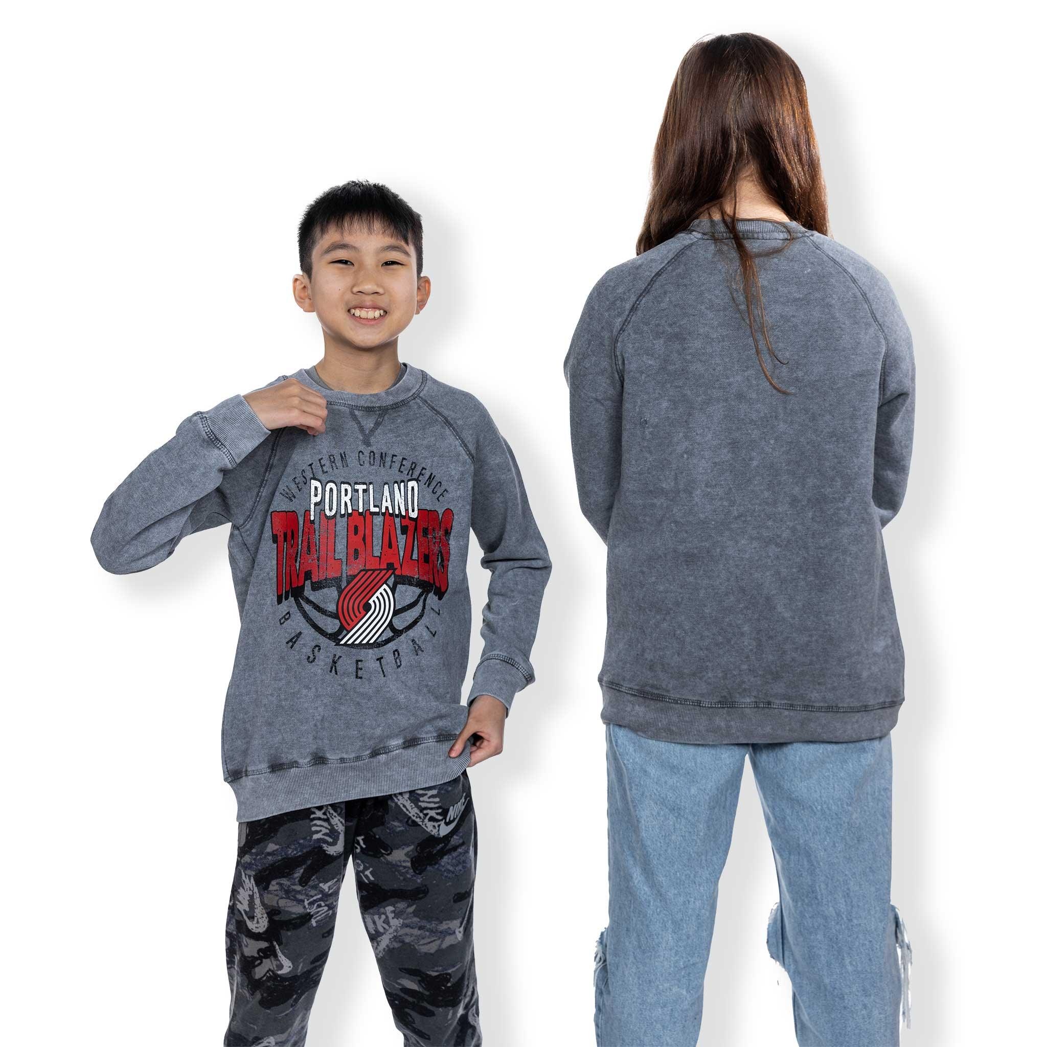 Kids The Storm Gray Fleece Sweatshirt - Image 3