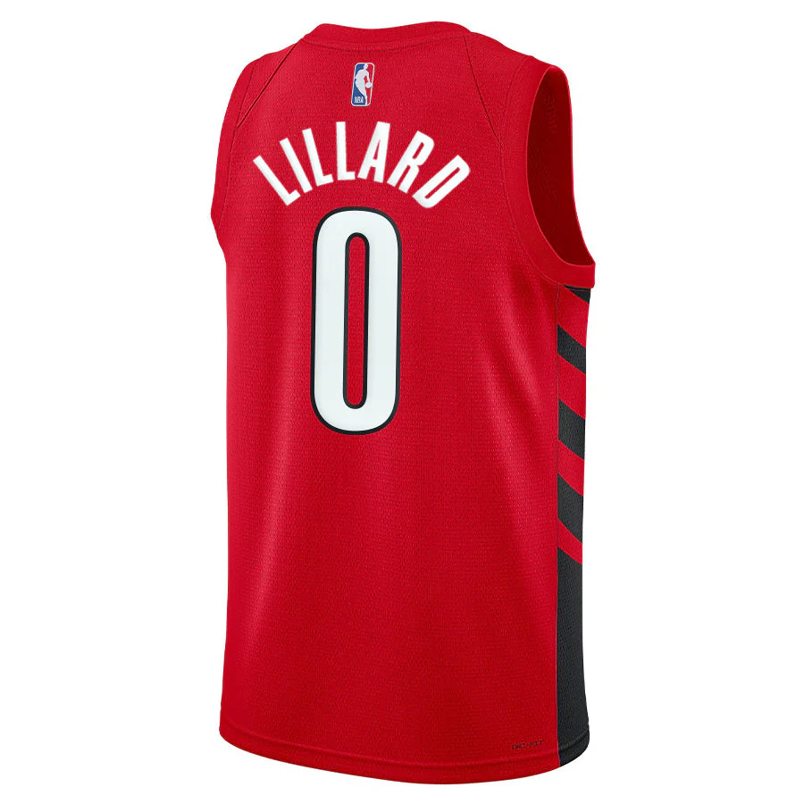 Trail Blazers Damian Lillard Nike Swingman Statement Jersey - Image 2