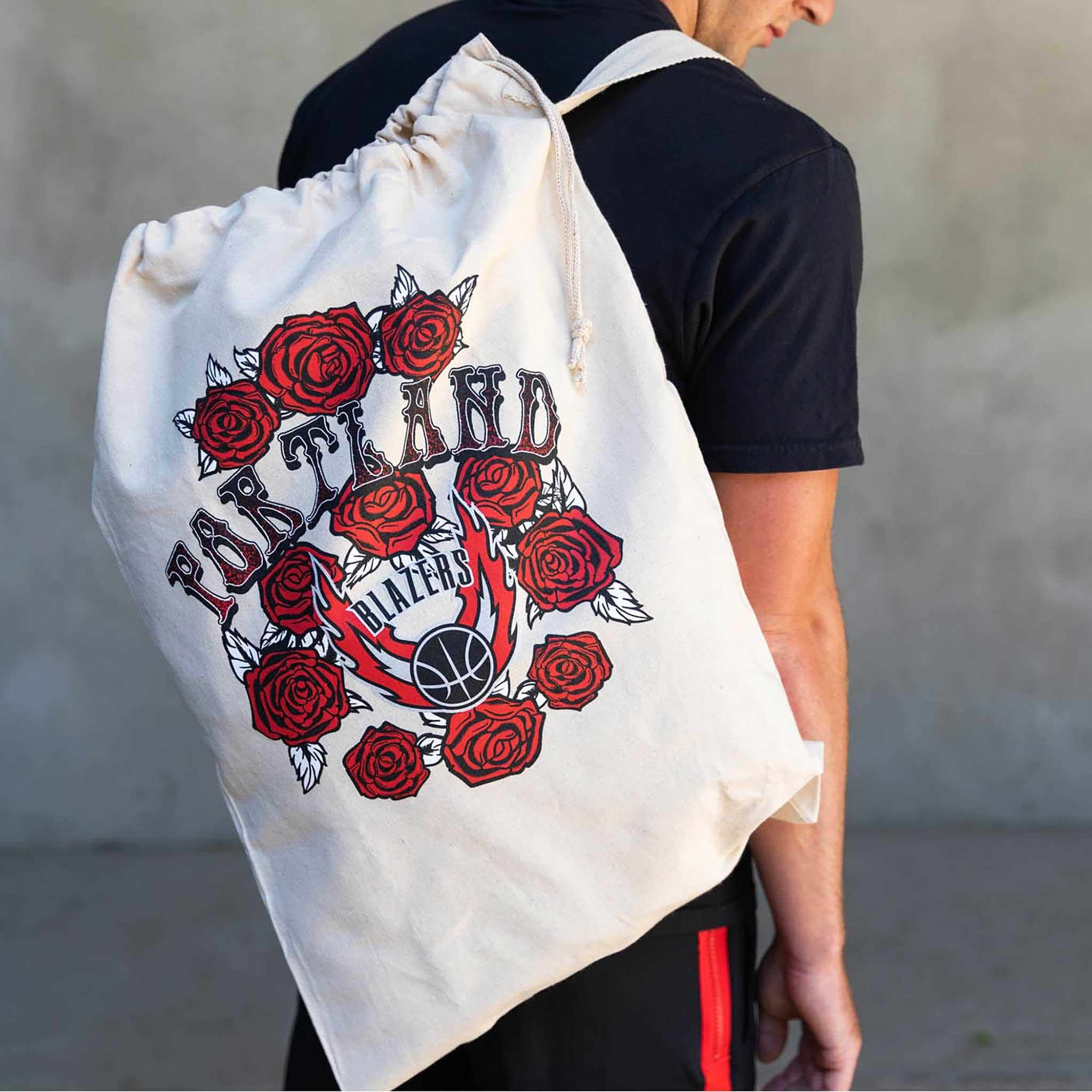 Mitchell & Ness Canvas Energy Psychedelic Tote Bag - Image 2