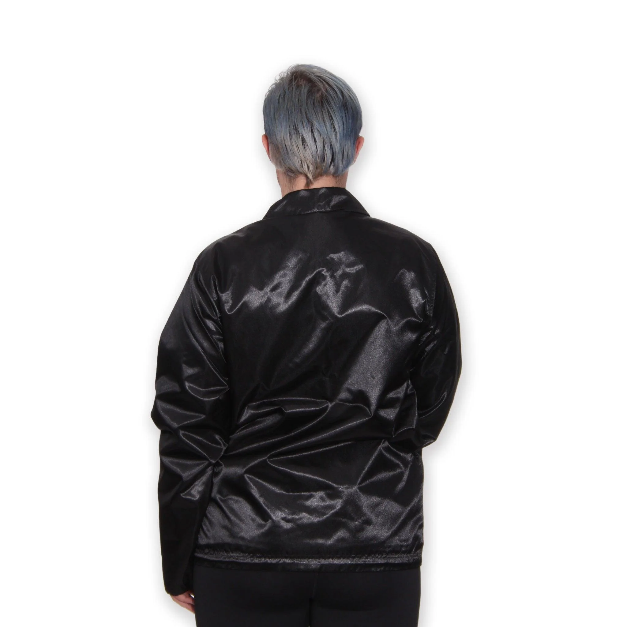 Mitchell & Ness Doodle Coaches Black Satin Jacket - Image 11