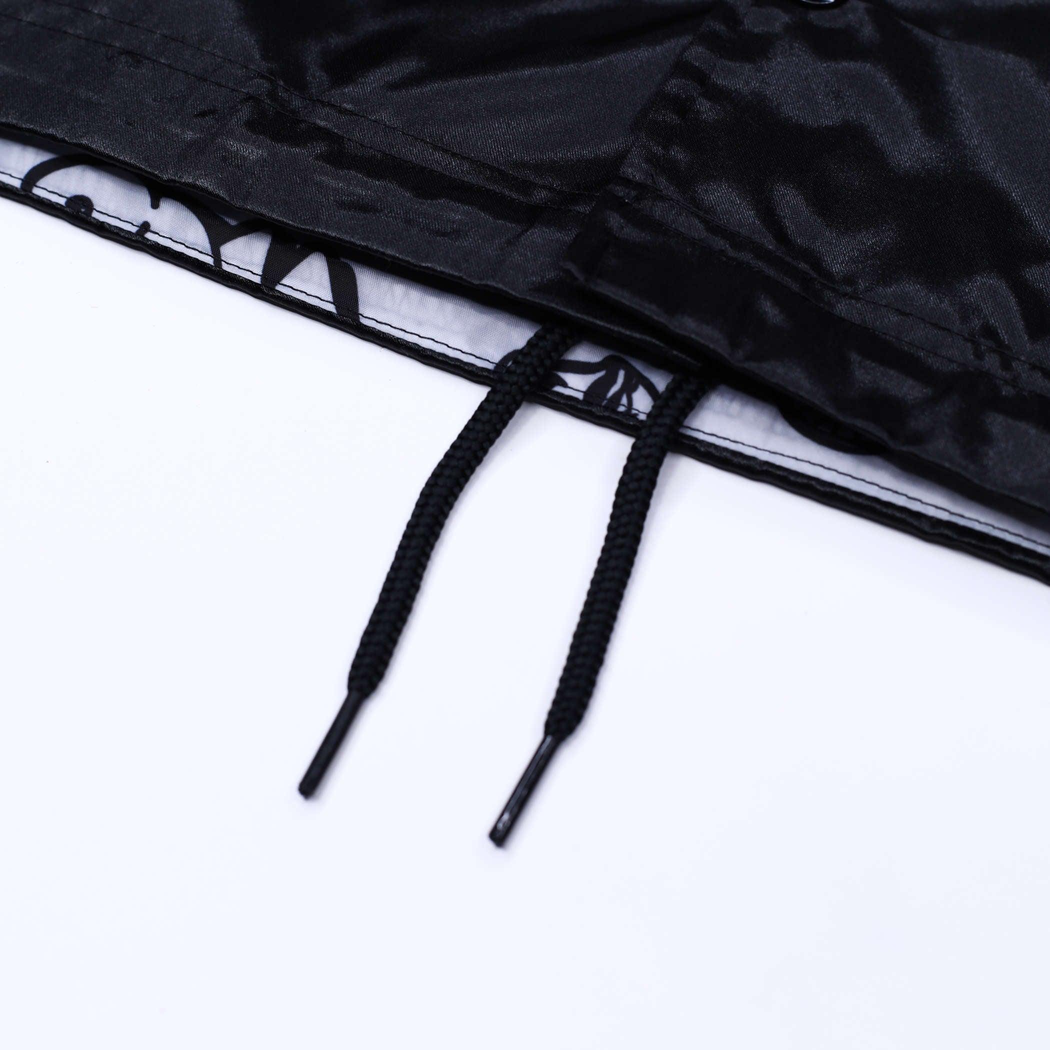 Mitchell & Ness Doodle Coaches Black Satin Jacket - Image 7