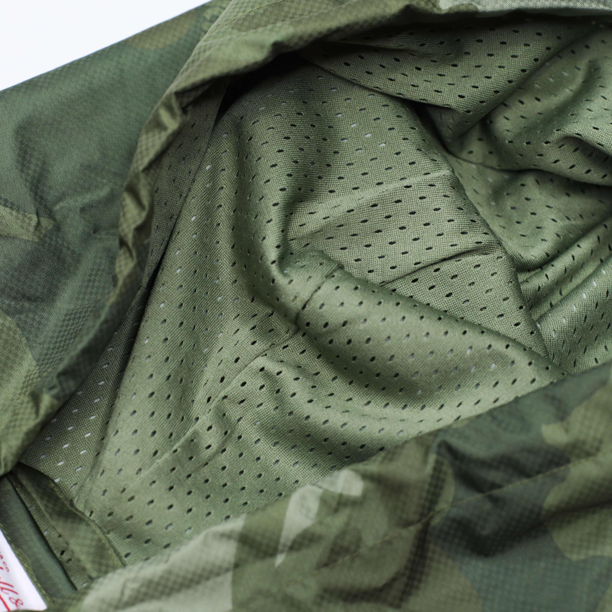 Mitchell & Ness Ghost Olive Green Camouflage Jacket - Image 12