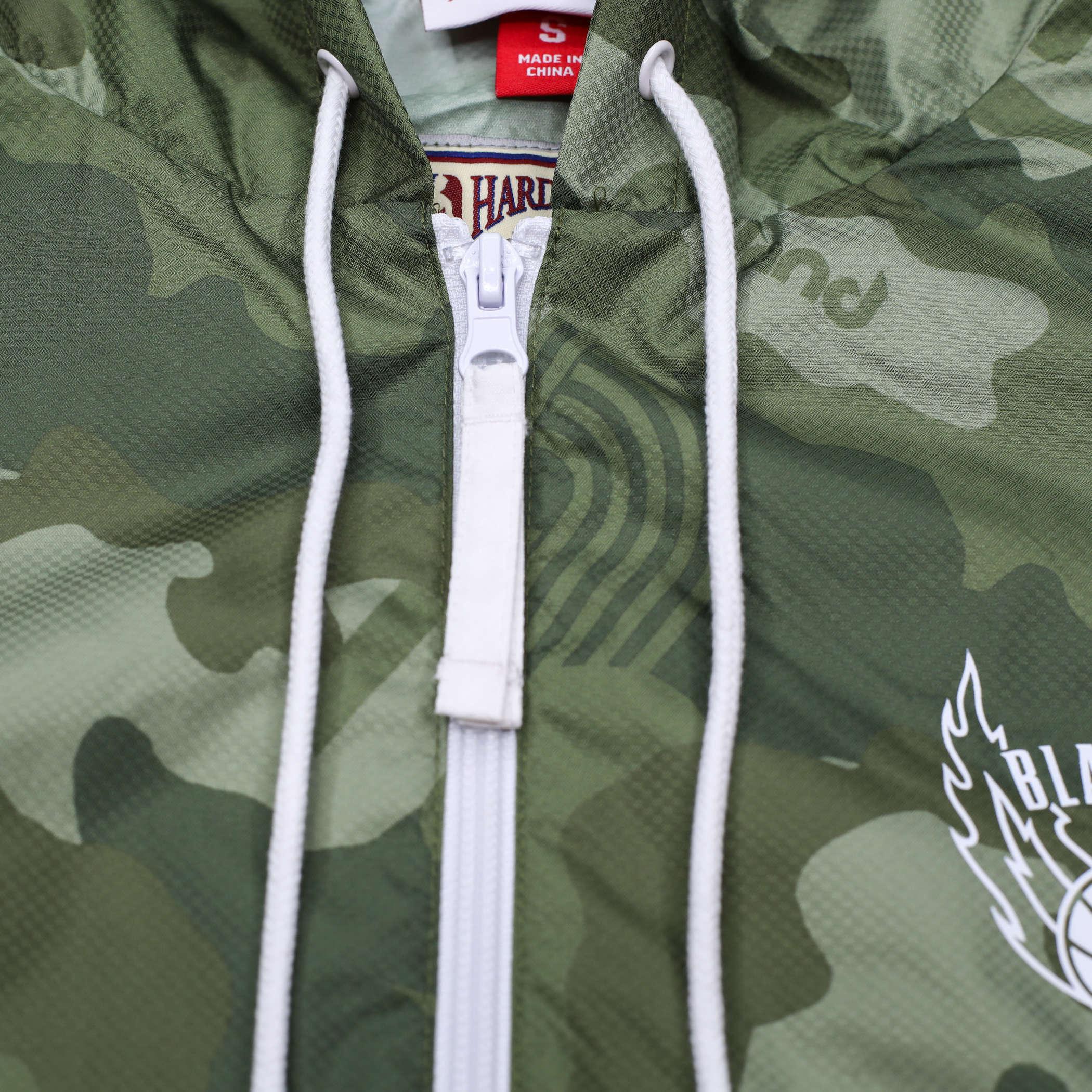 Mitchell & Ness Ghost Olive Green Camouflage Jacket - Image 7
