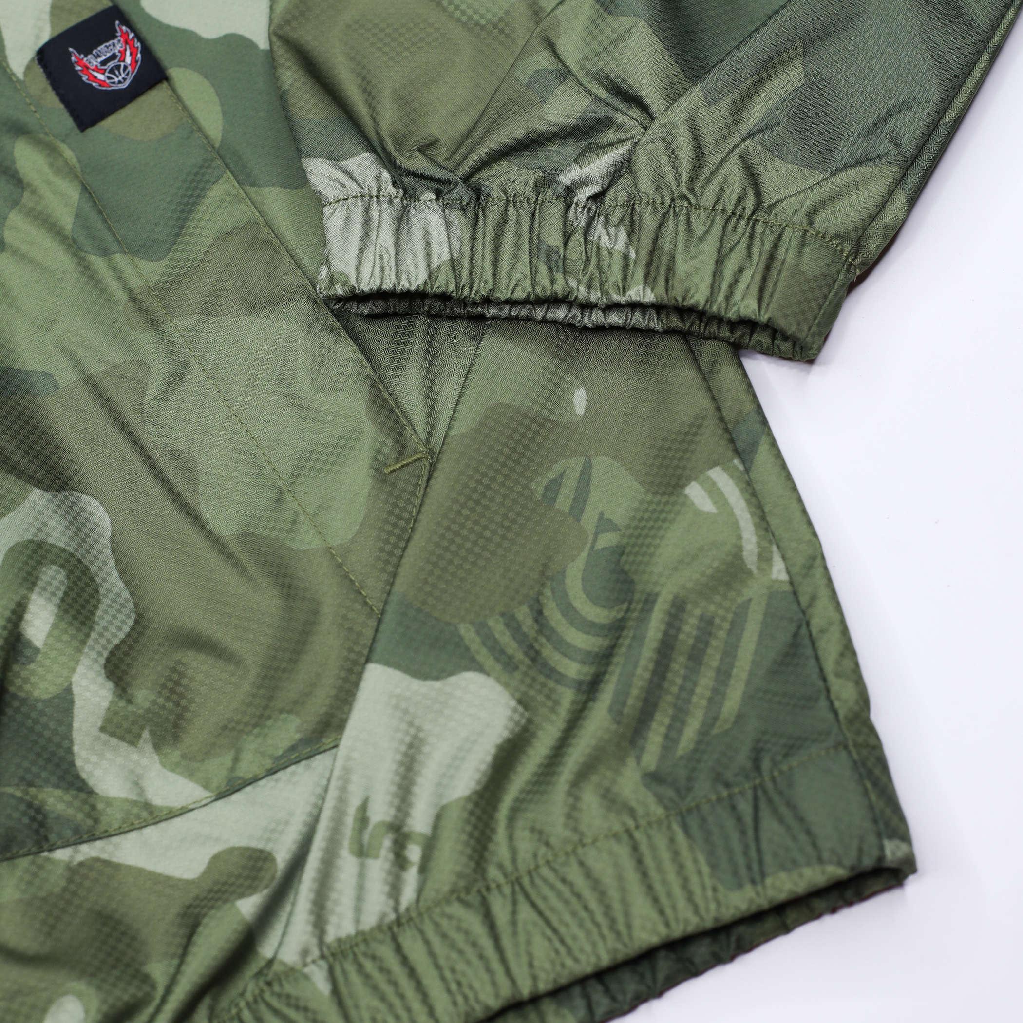 Mitchell & Ness Ghost Olive Green Camouflage Jacket - Image 8