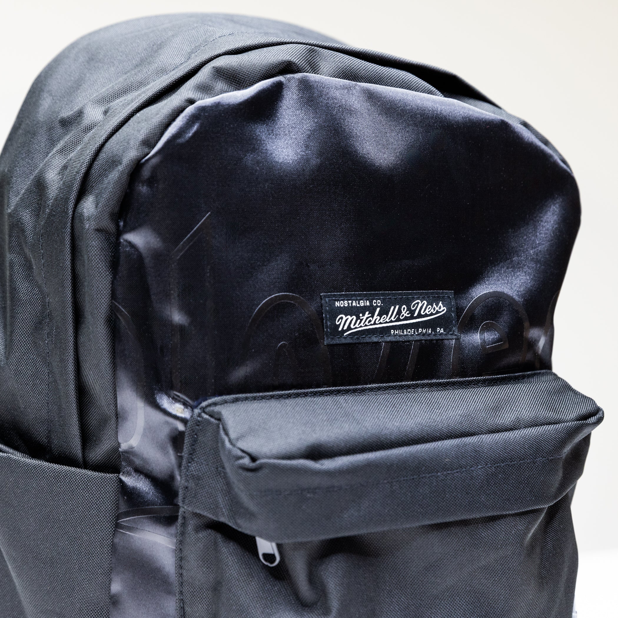 Mitchell & Ness Retro Tonal Black Backpack - Image 4