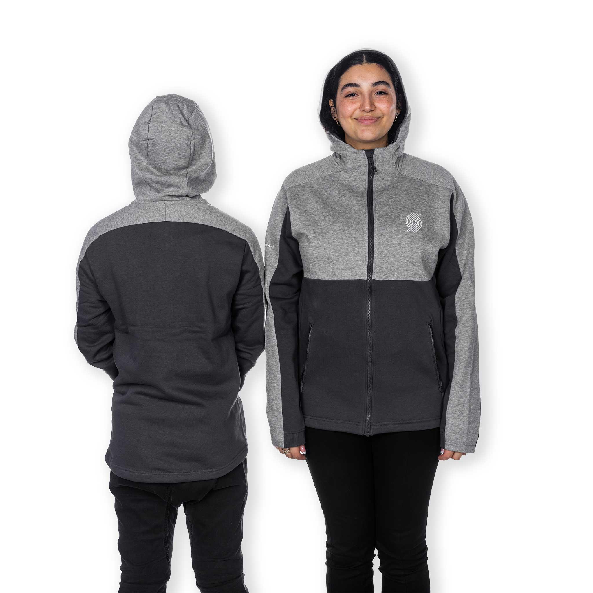 Mogul Hoodie Gray Jacket - Image 4