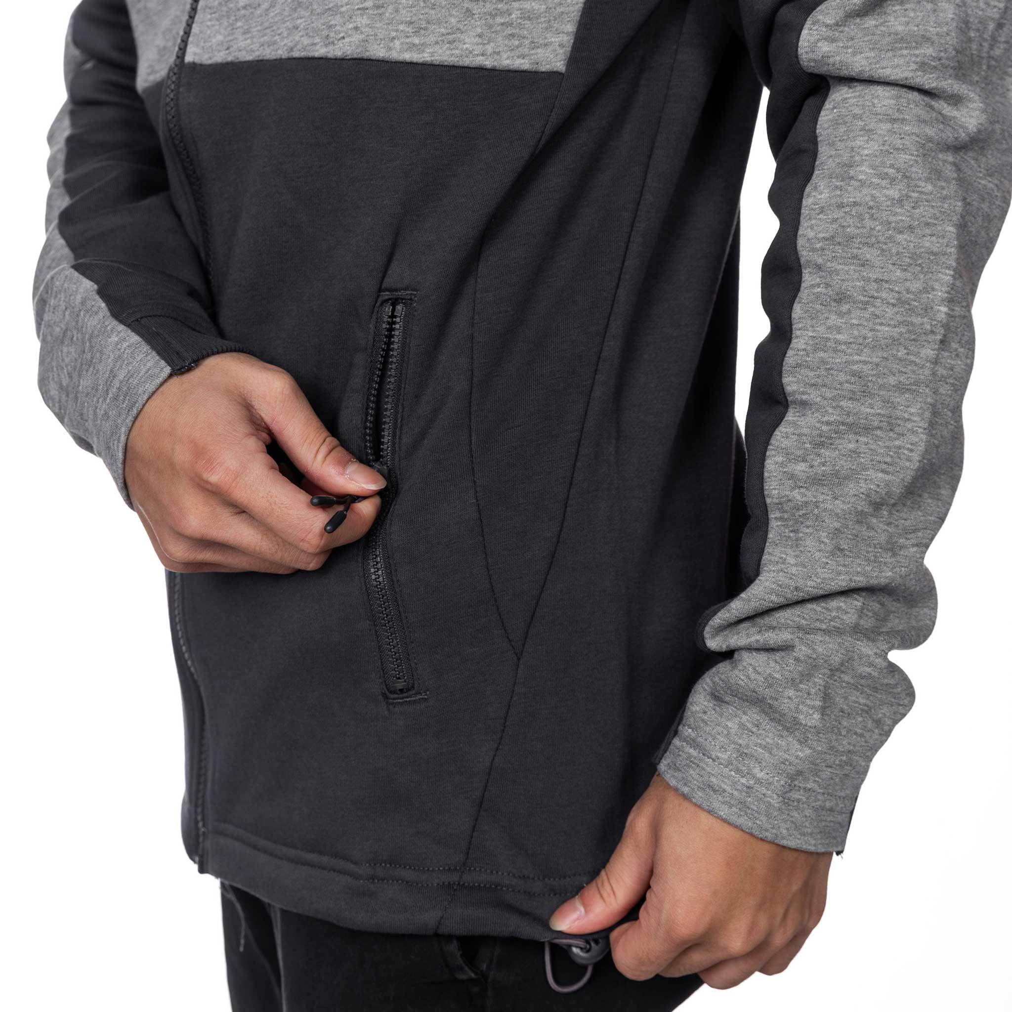 Mogul Hoodie Gray Jacket - Image 7