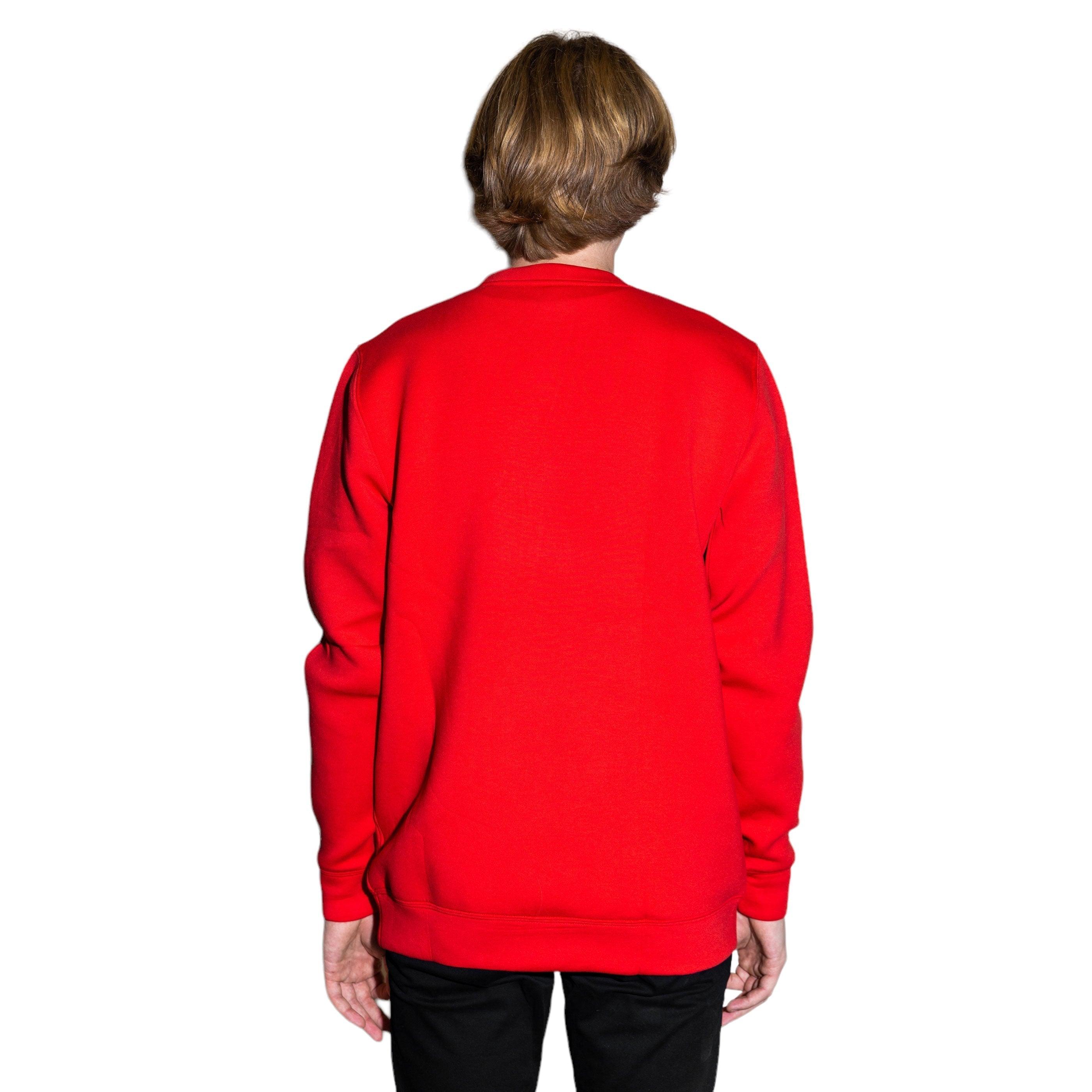 New Era Camping Essentials Red Crewneck Sweatshirt - Image 6