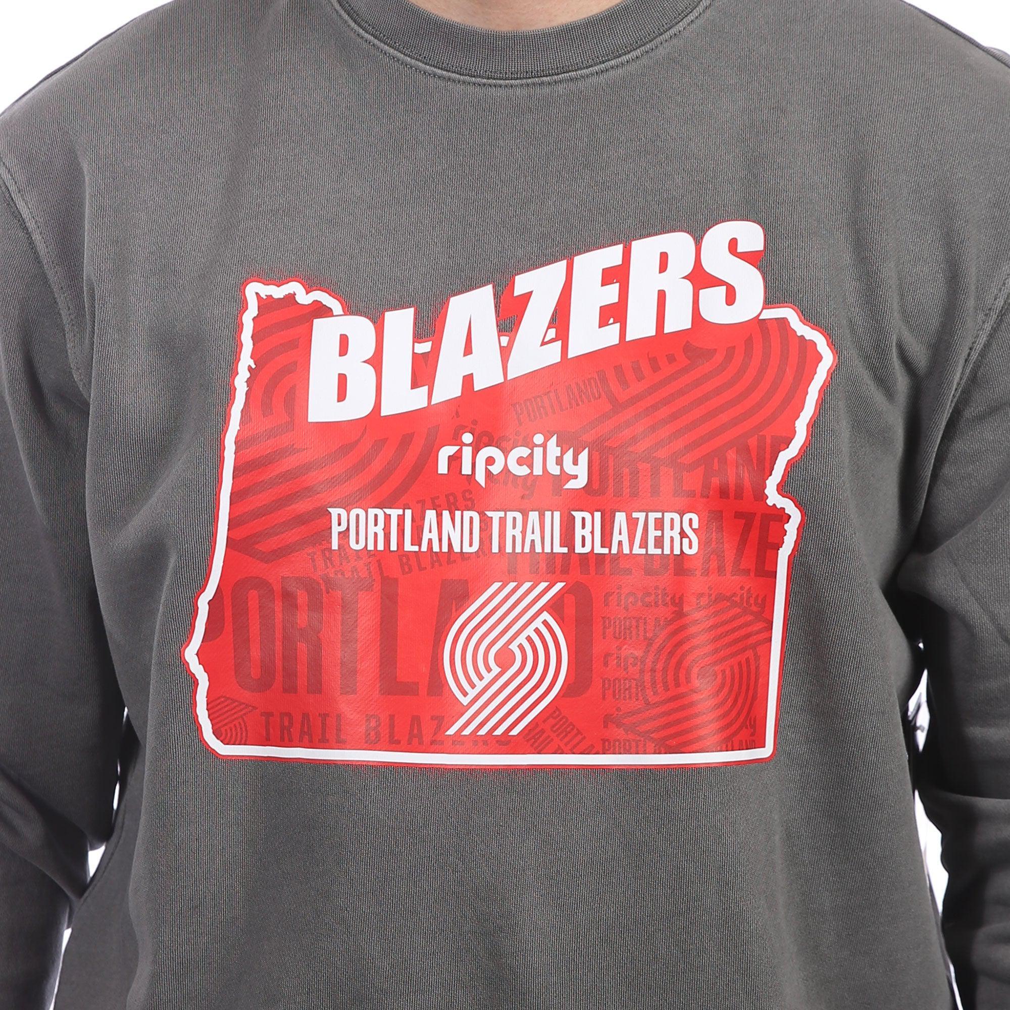 Portland Trail Blazers New Era State Gray Crew - Image 5