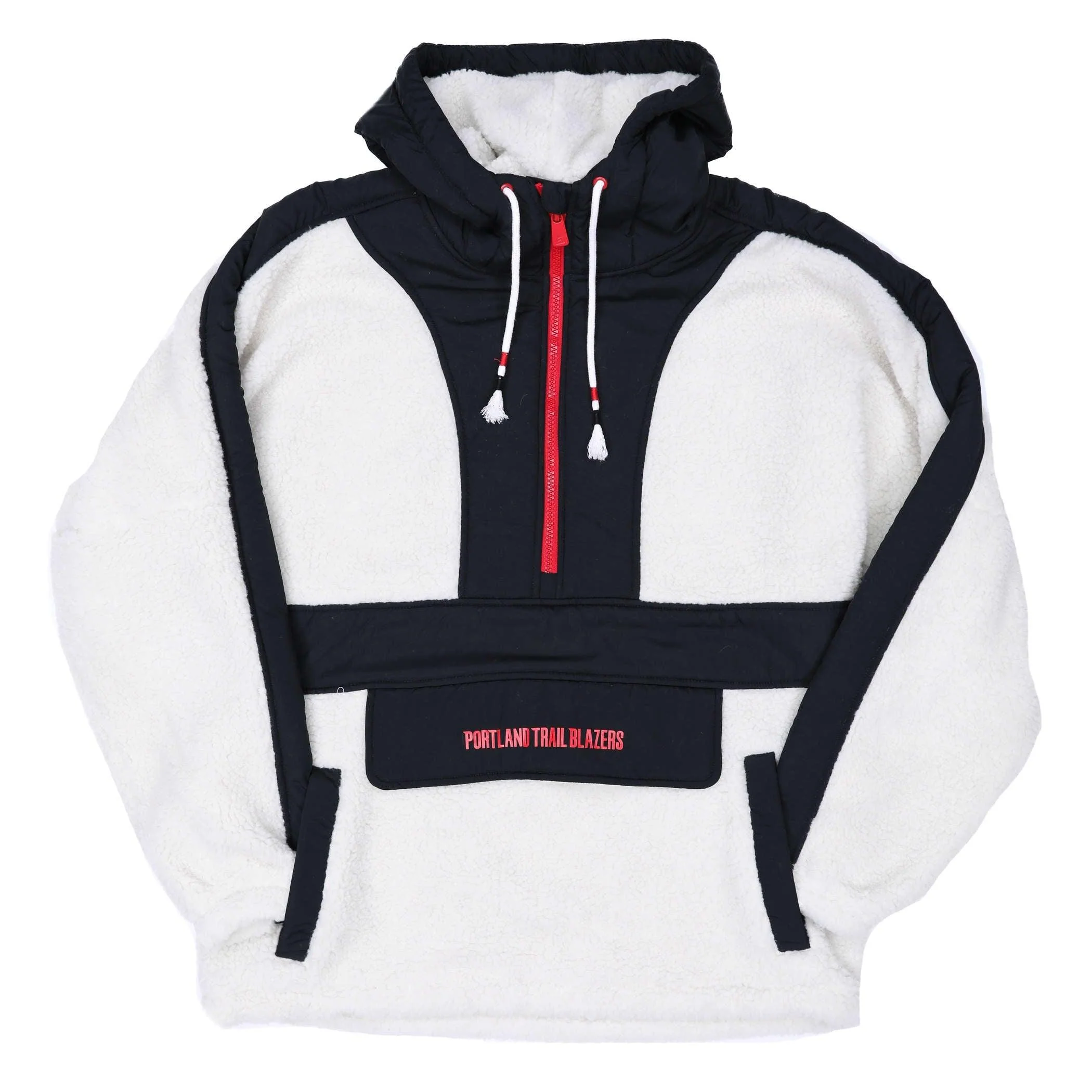 New Era Women's Quarterzip White & Black Jacket