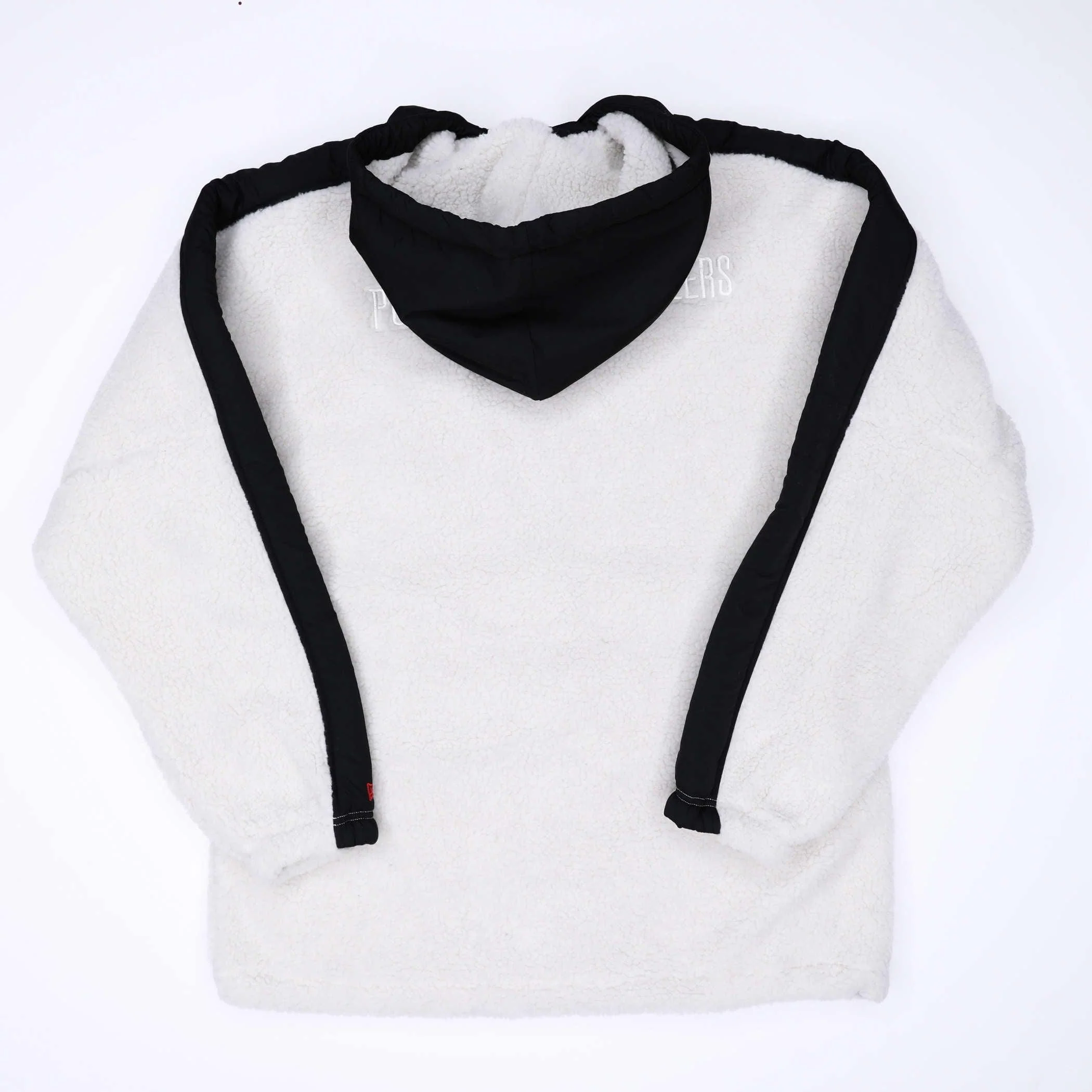 New Era Women's Quarterzip White & Black Jacket - Image 2