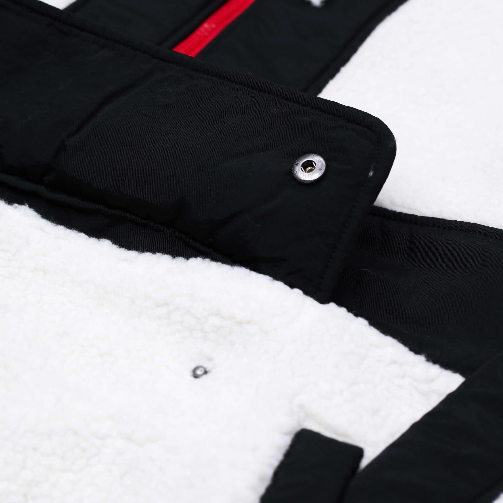 New Era Women's Quarterzip White & Black Jacket - Image 6