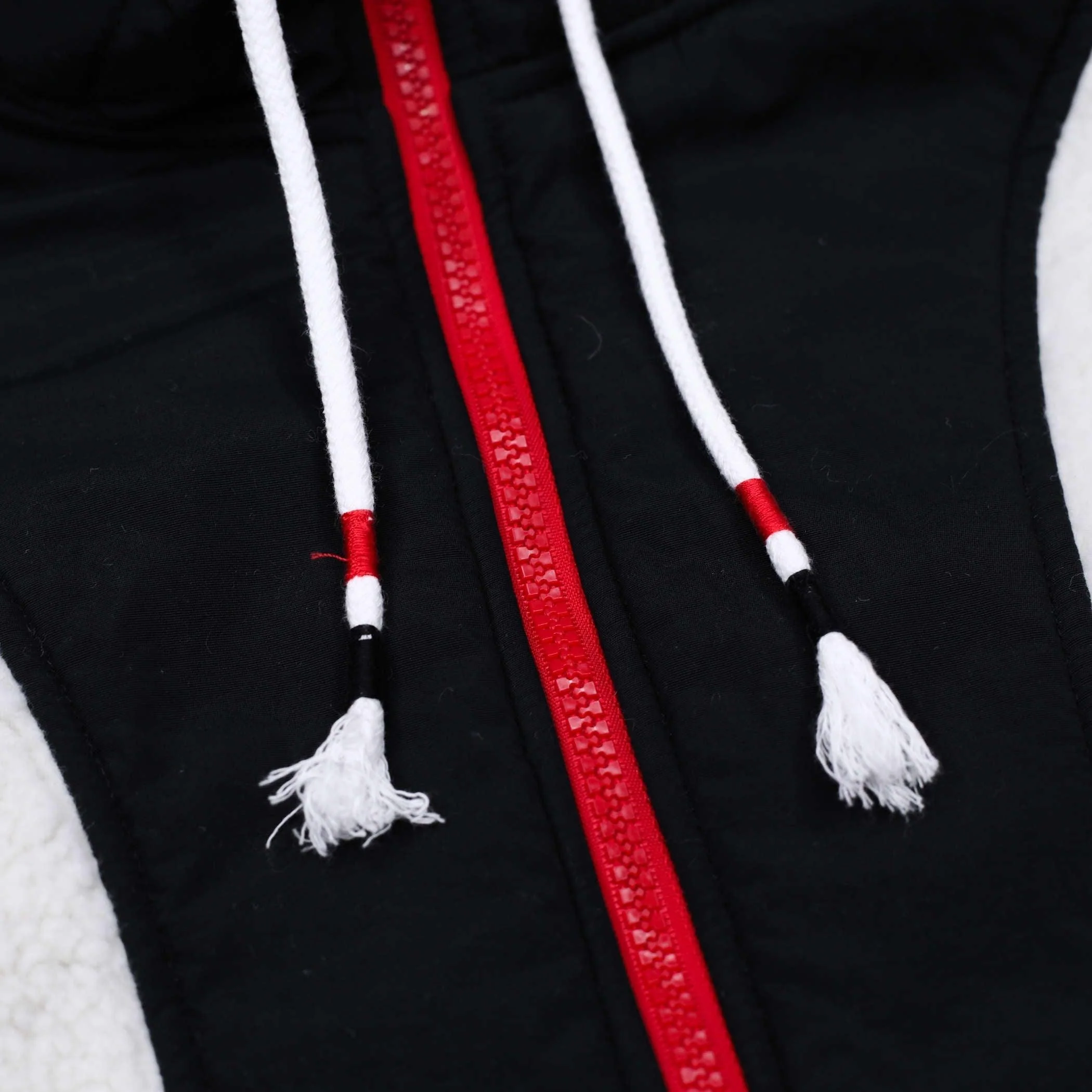 New Era Women's Quarterzip White & Black Jacket - Image 7