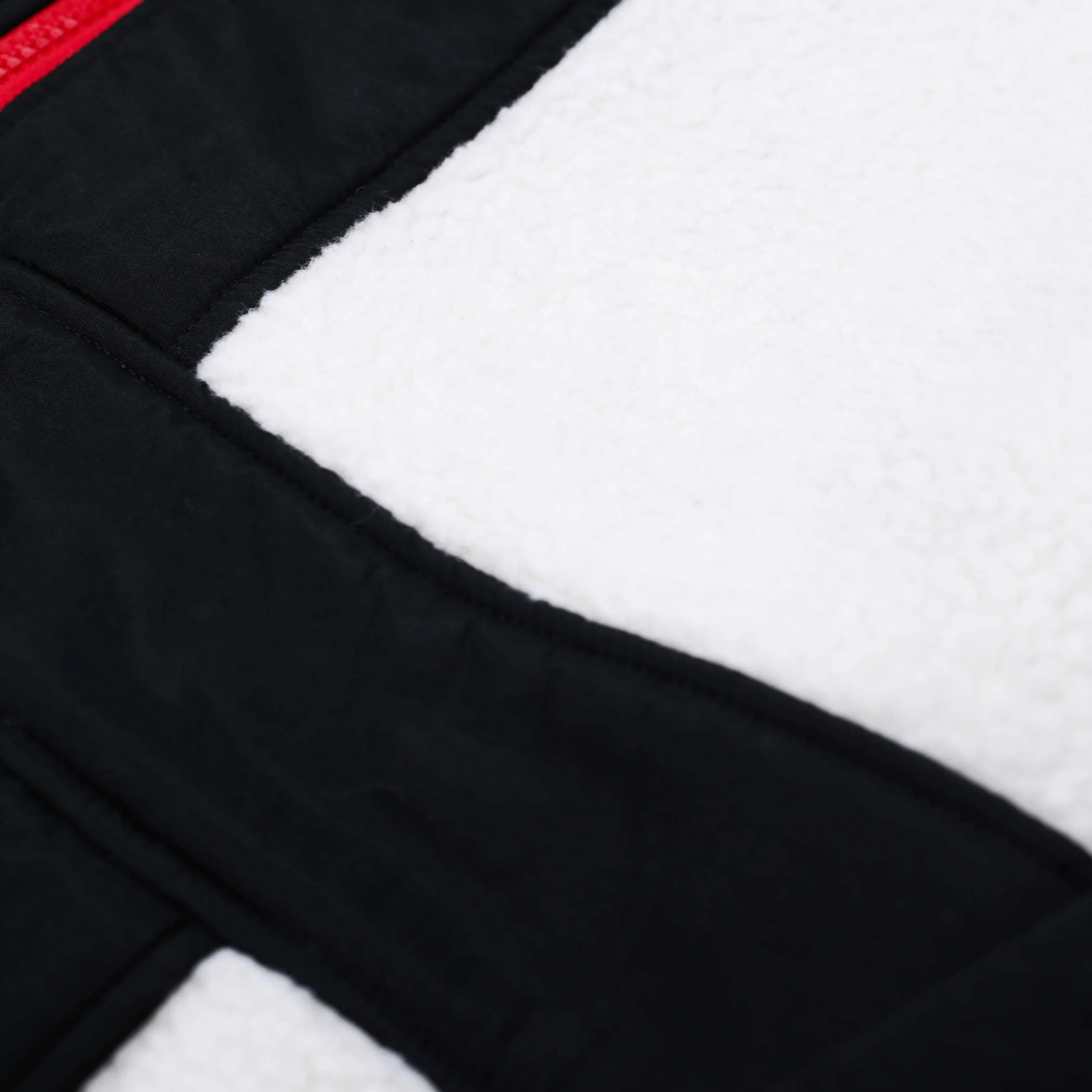 New Era Women's Quarterzip White & Black Jacket - Image 9