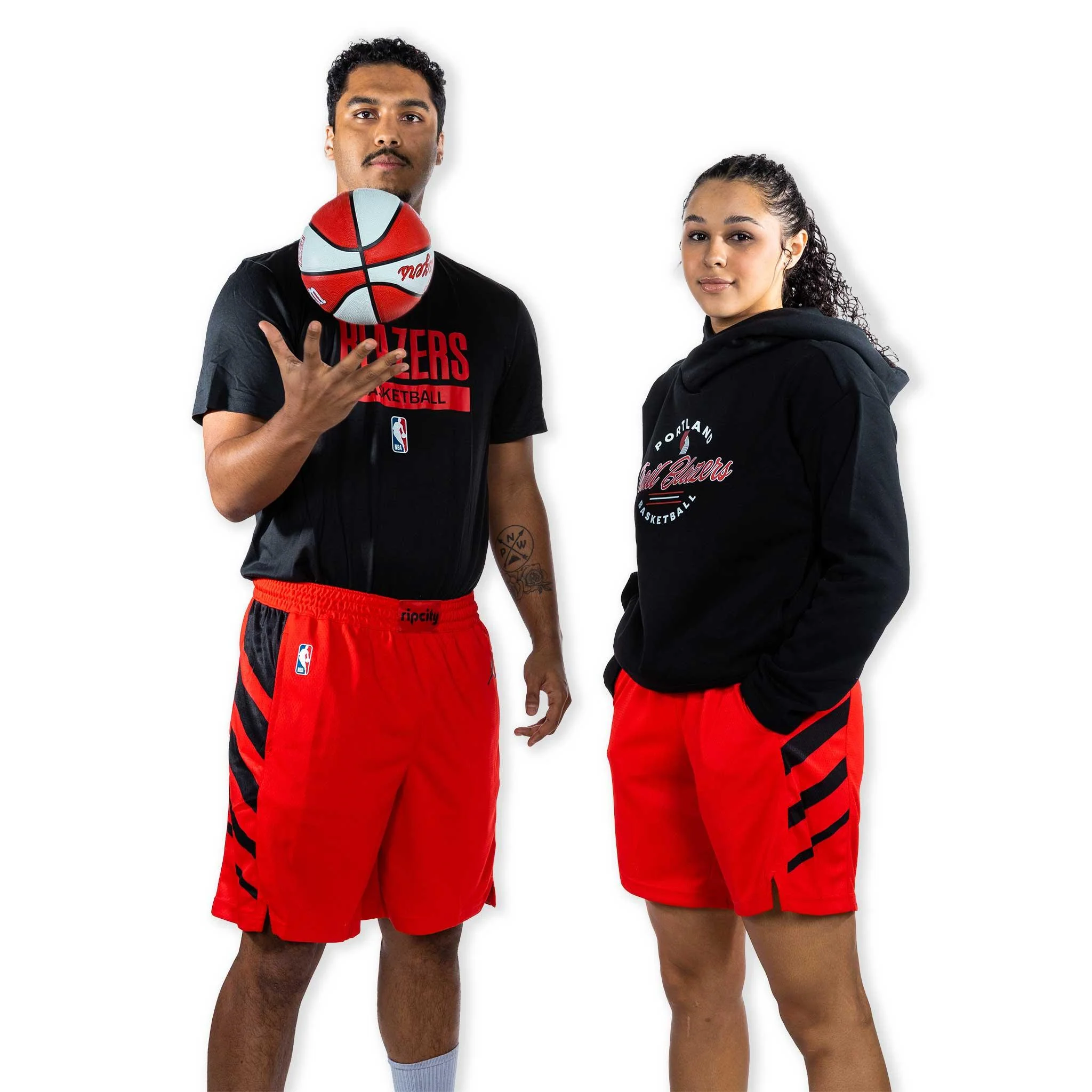 Nike Statement Edition Adult Red Basketball Shorts - Image 3