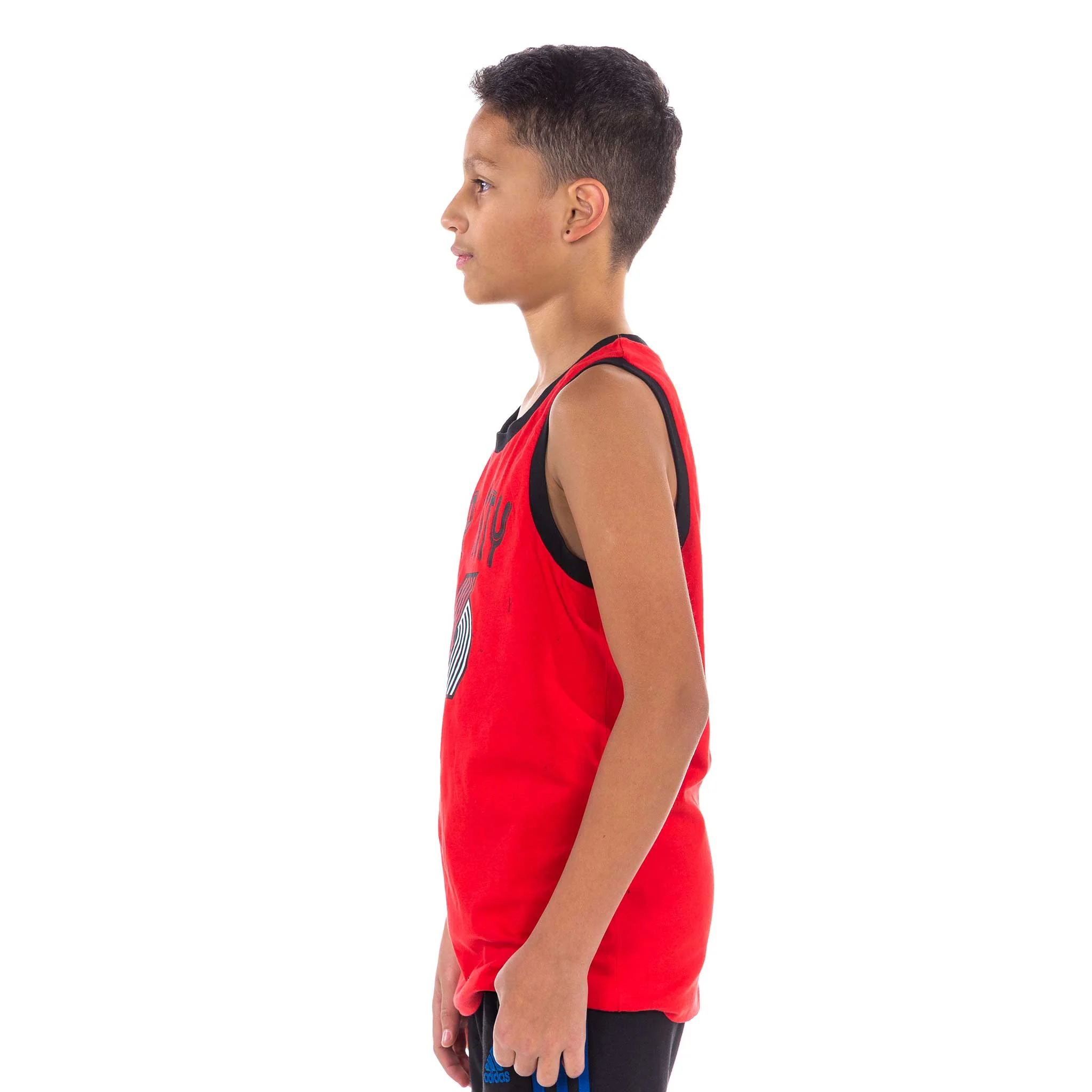 Portland Trail Blazers Striker Youth Red Tank Top - Image 5