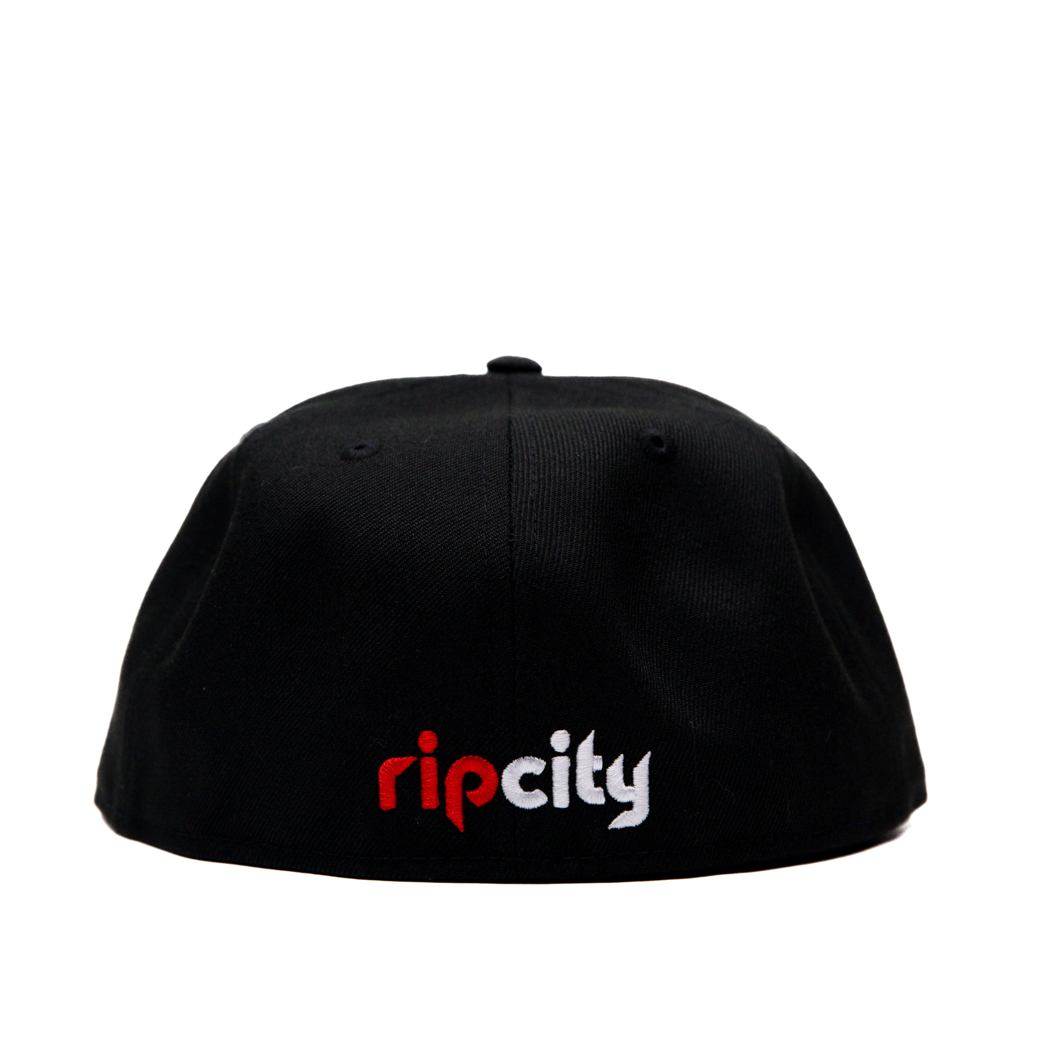 Pinwheel Paisley Black Fitted Hat - Image 4