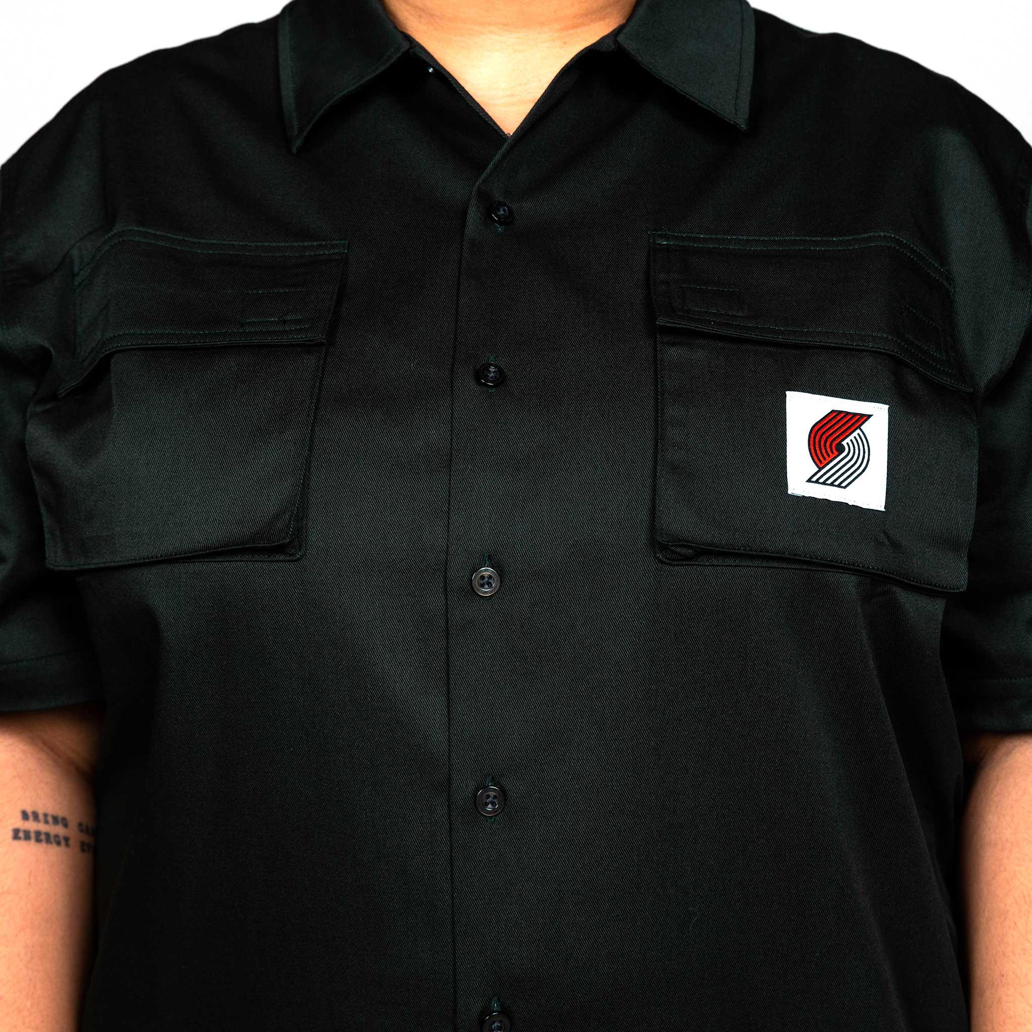 Wild Collective Pinwheel Dark Gray Utility Shirt - Image 10