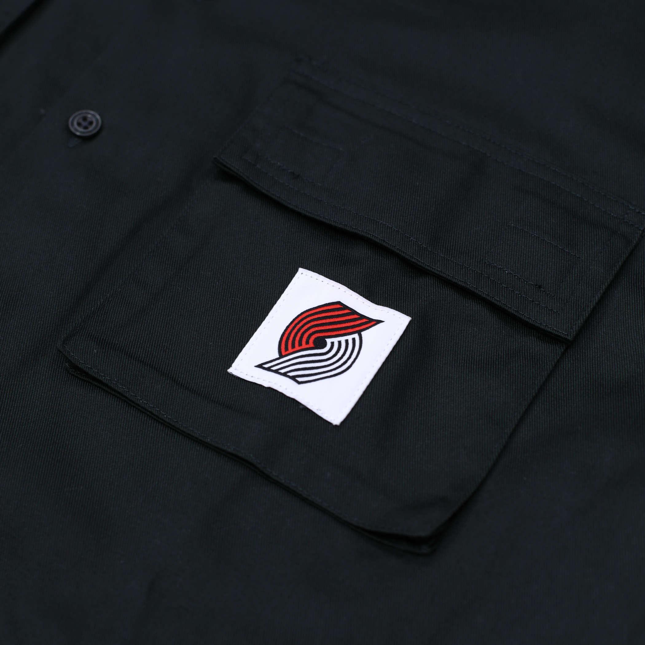 Wild Collective Pinwheel Dark Gray Utility Shirt - Image 6