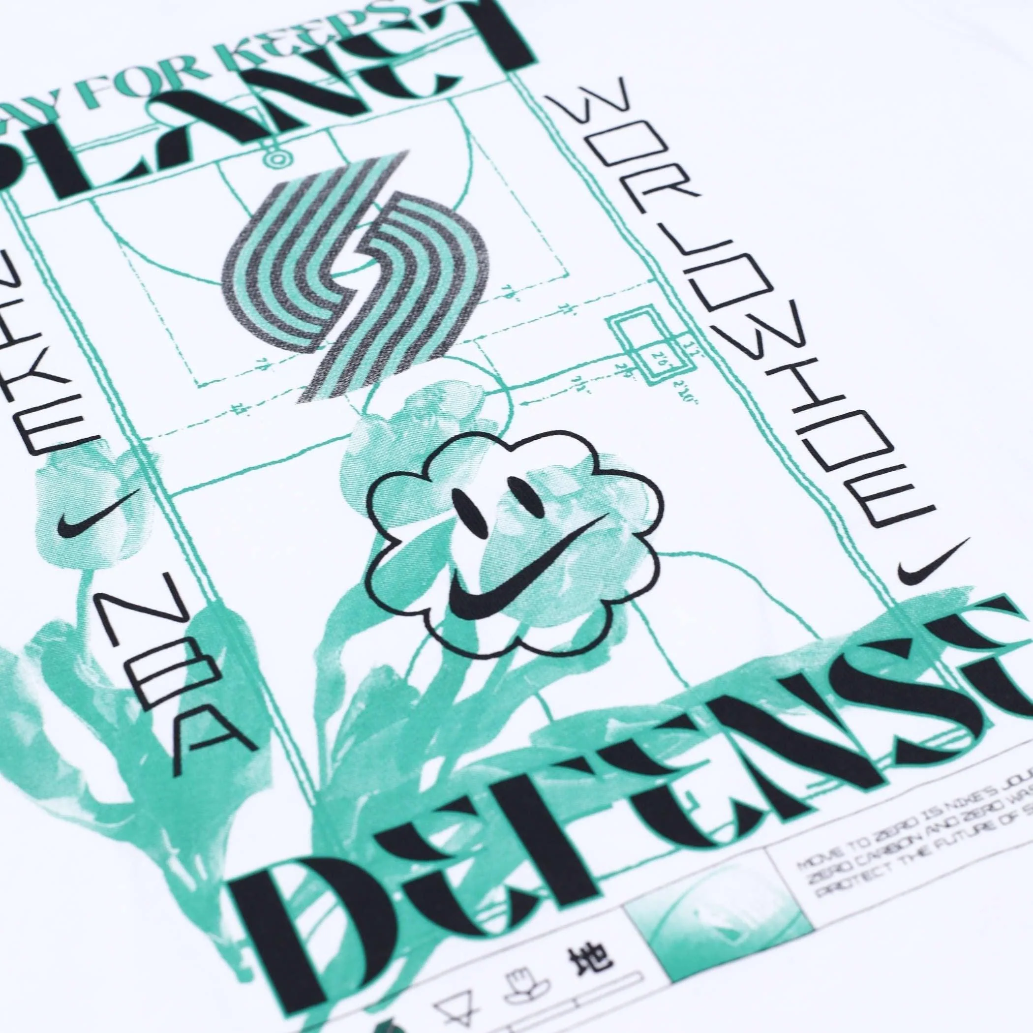Nike Planet Defense White Cotton T-shirt - Image 4